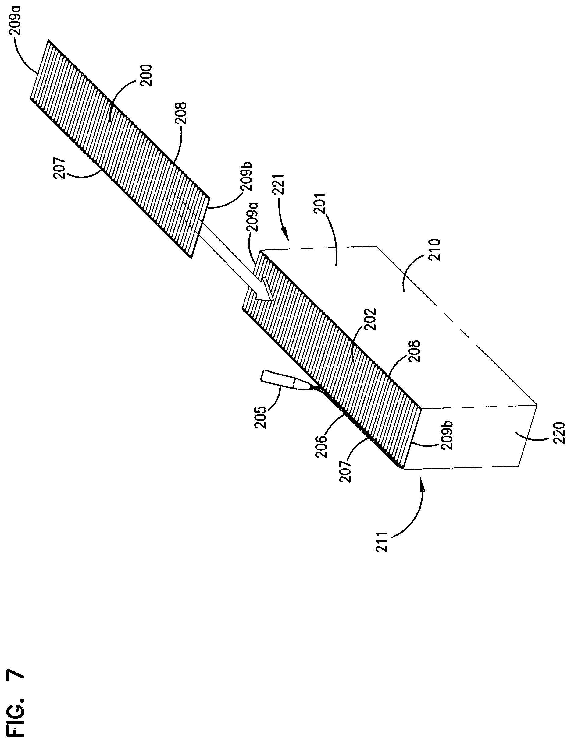 Patent US11772026 Figure 7 – Filter cartridges; air cleaner assemblies; housings; features; components; and, methods