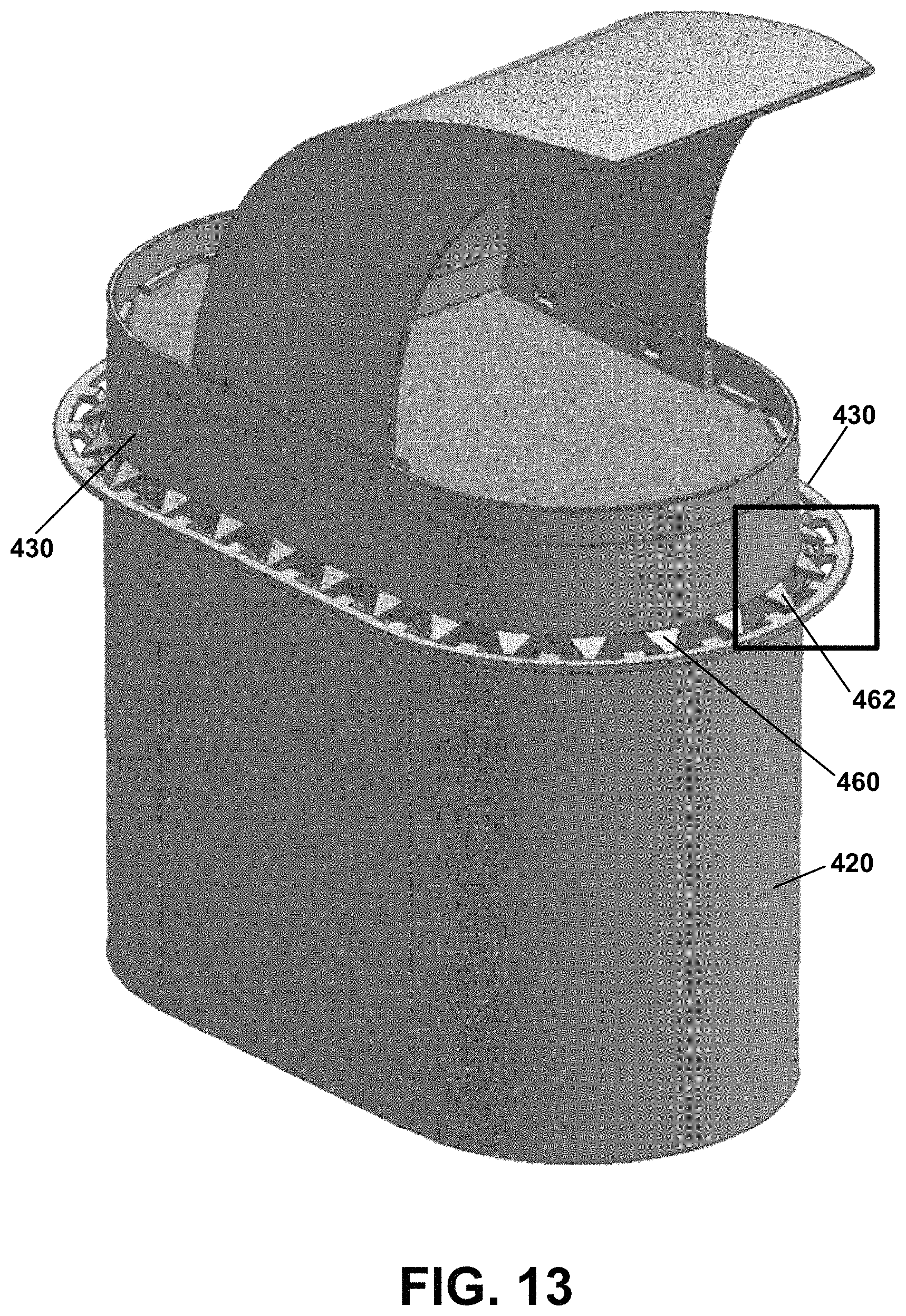 Patent US11772026 Figure 15 – Filter cartridges; air cleaner assemblies; housings; features; components; and, methods