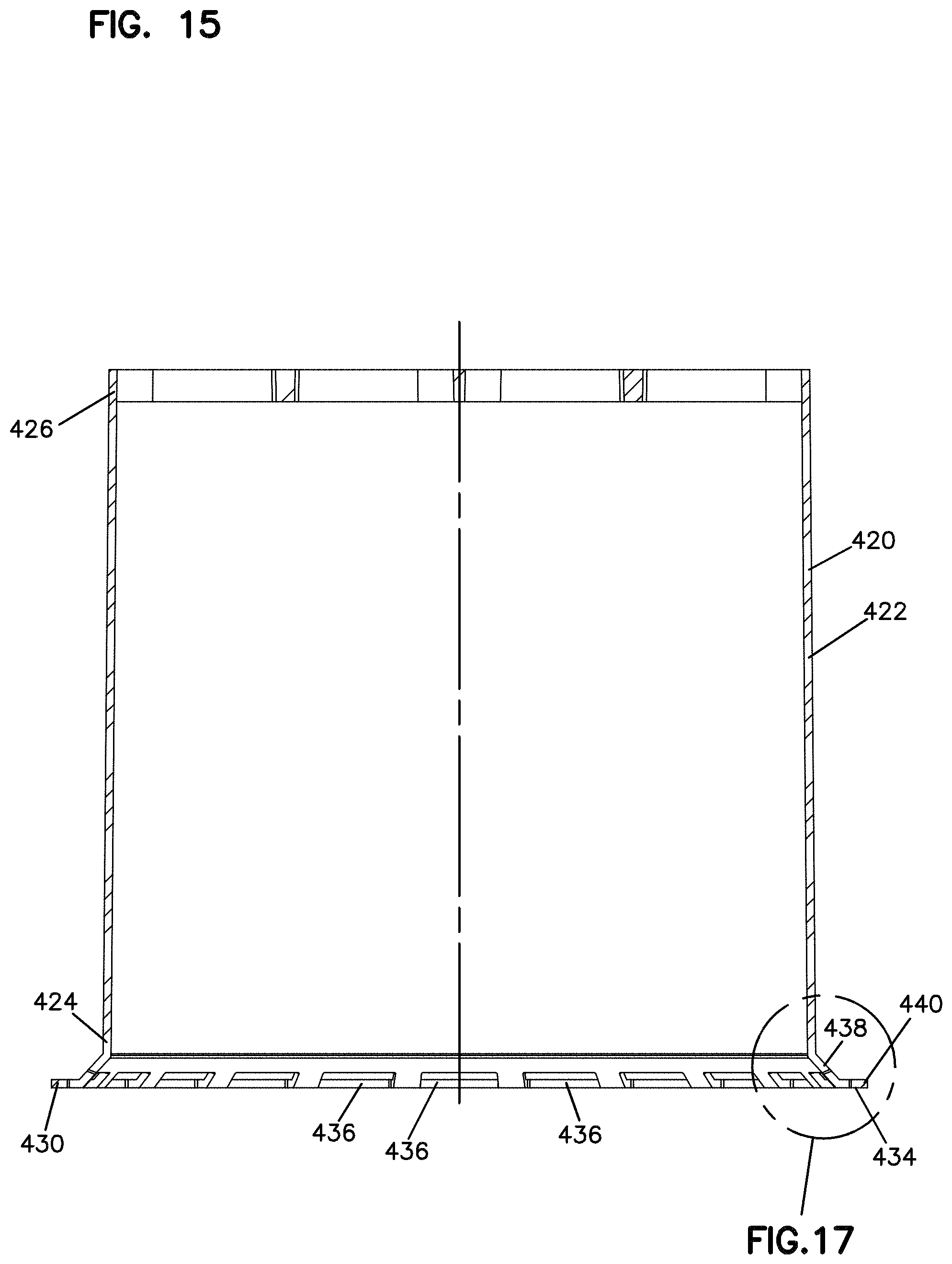 Patent US11772026 Figure 17 – Filter cartridges; air cleaner assemblies; housings; features; components; and, methods