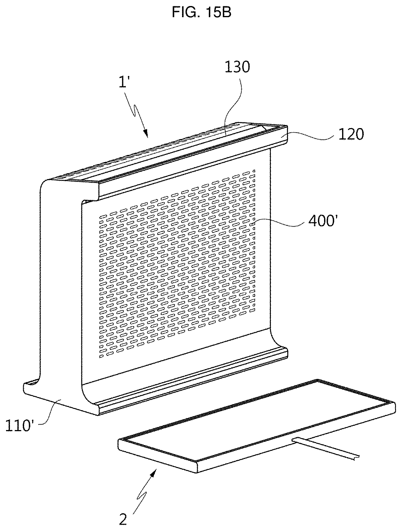 Patent US11772027 Figure 15 – Air cleaner with user interface