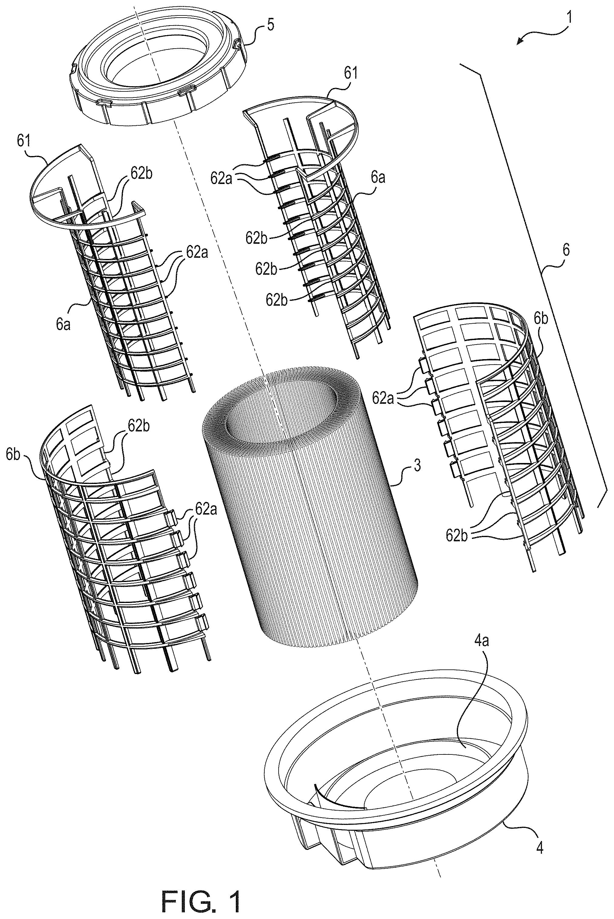 Patent US11772028 Figure 1 – Radial seal filter