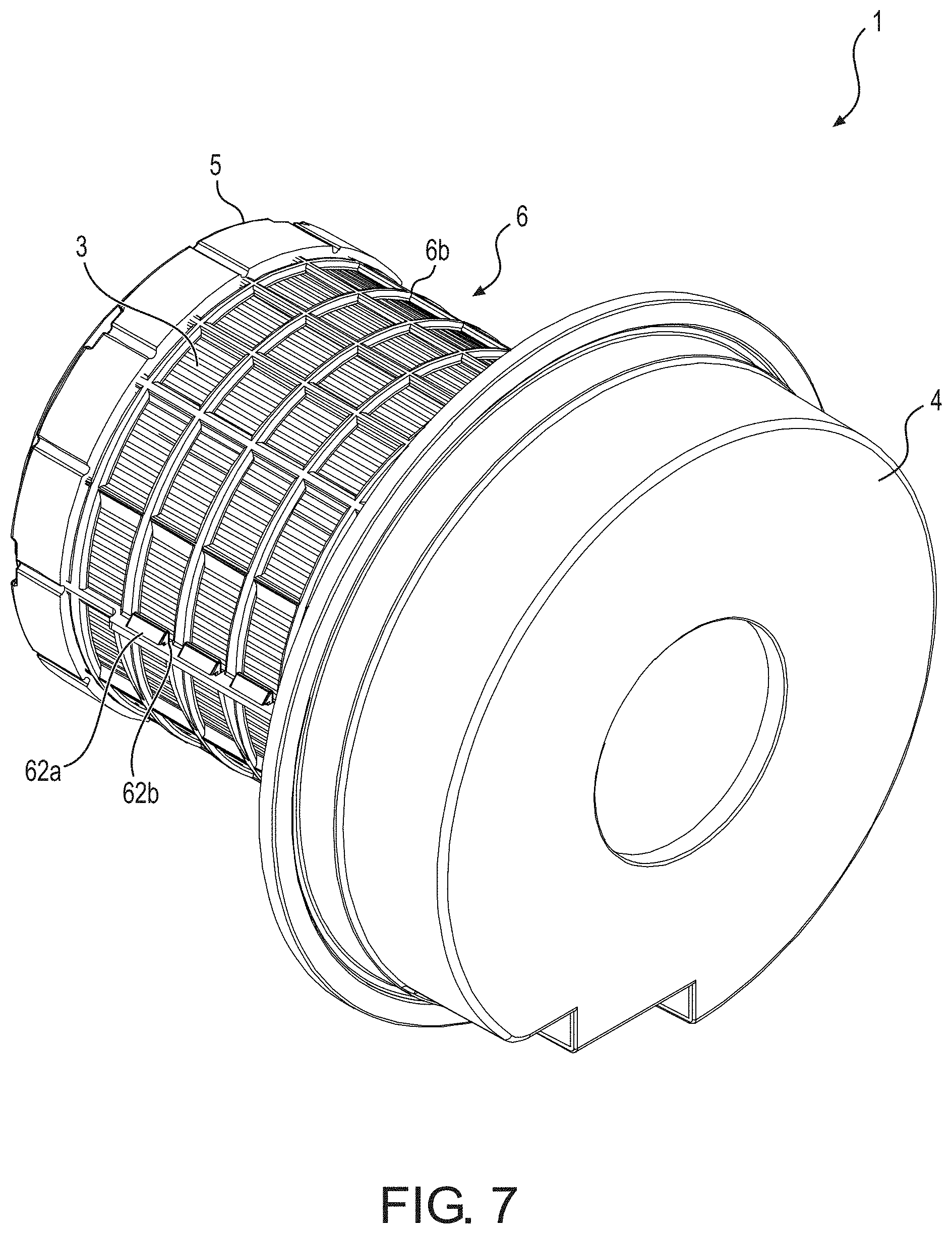 Patent US11772028 Figure 6 – Radial seal filter