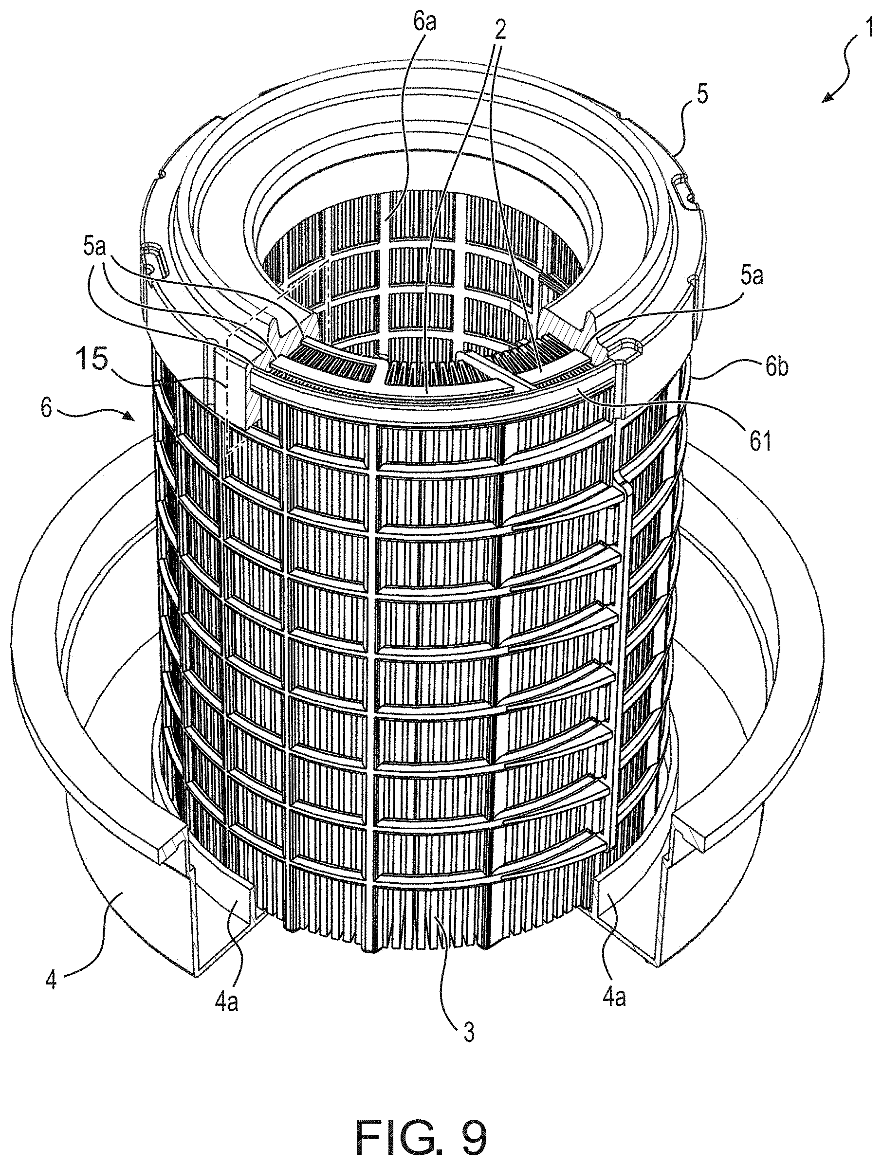Patent US11772028 Figure 8 – Radial seal filter