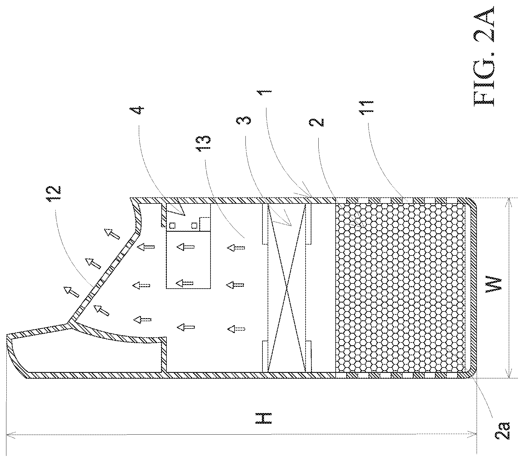 Patent US11772029 Figure 3 – Gas detection and purification device