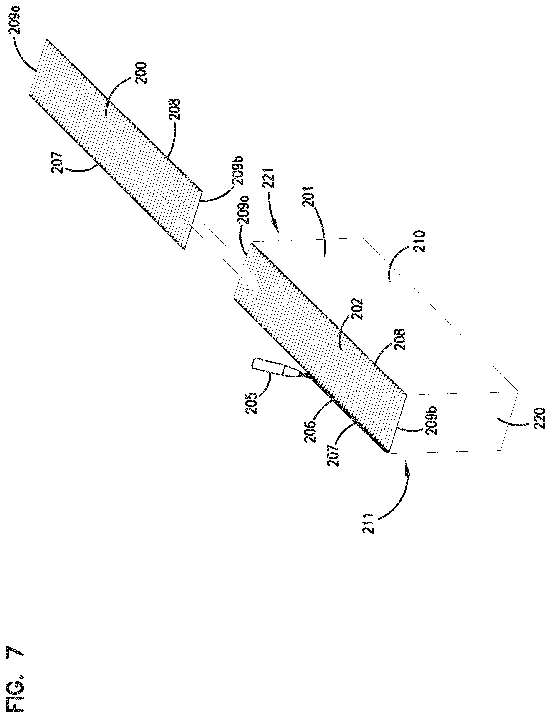 Patent US11772031 Figure 7 – Filter cartridges; air cleaner assemblies; housings; features components; and, methods