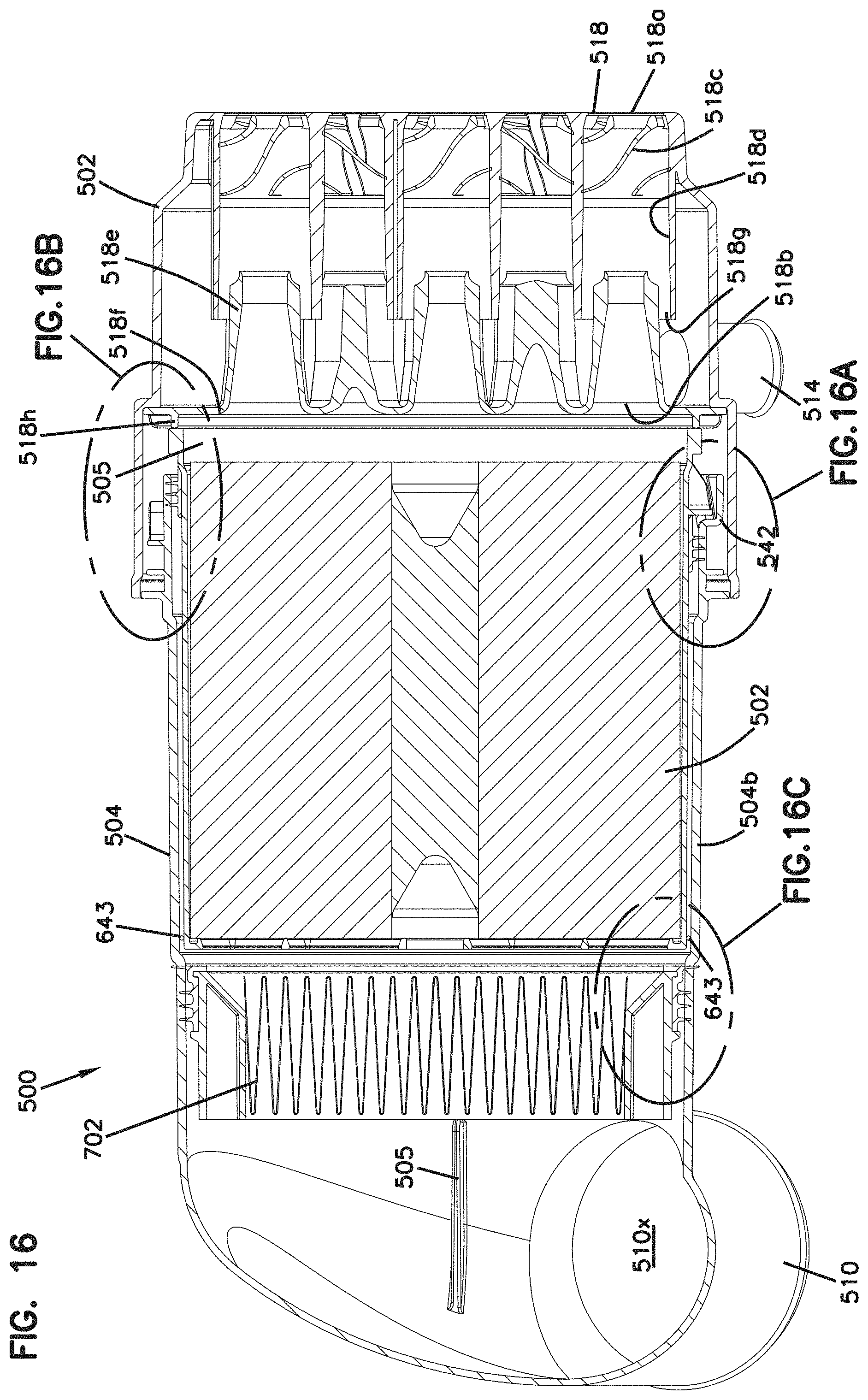 Patent US11772031 Figure 19 – Filter cartridges; air cleaner assemblies; housings; features components; and, methods