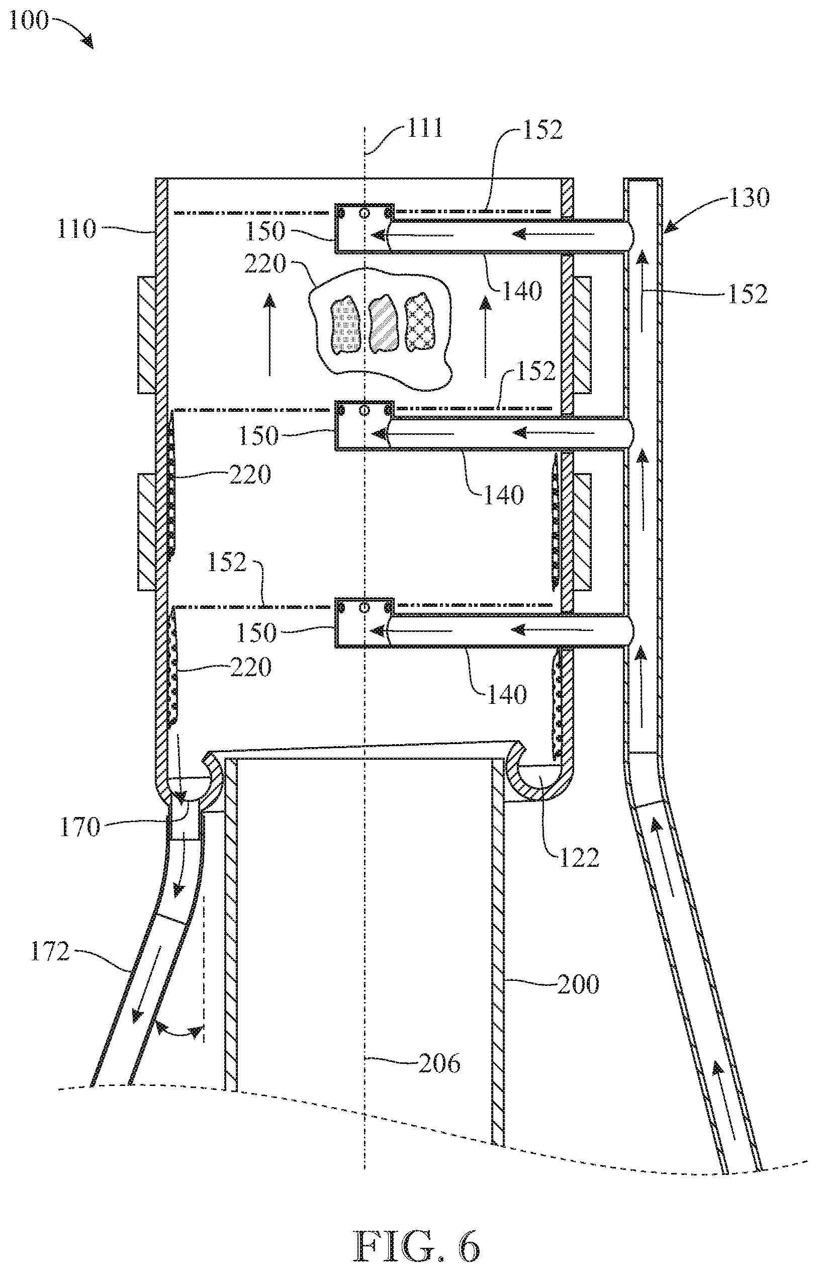 Patent US11772033 Figure 6 – Apparatus and method for reducing pollution emitted by an industrial exhaust source