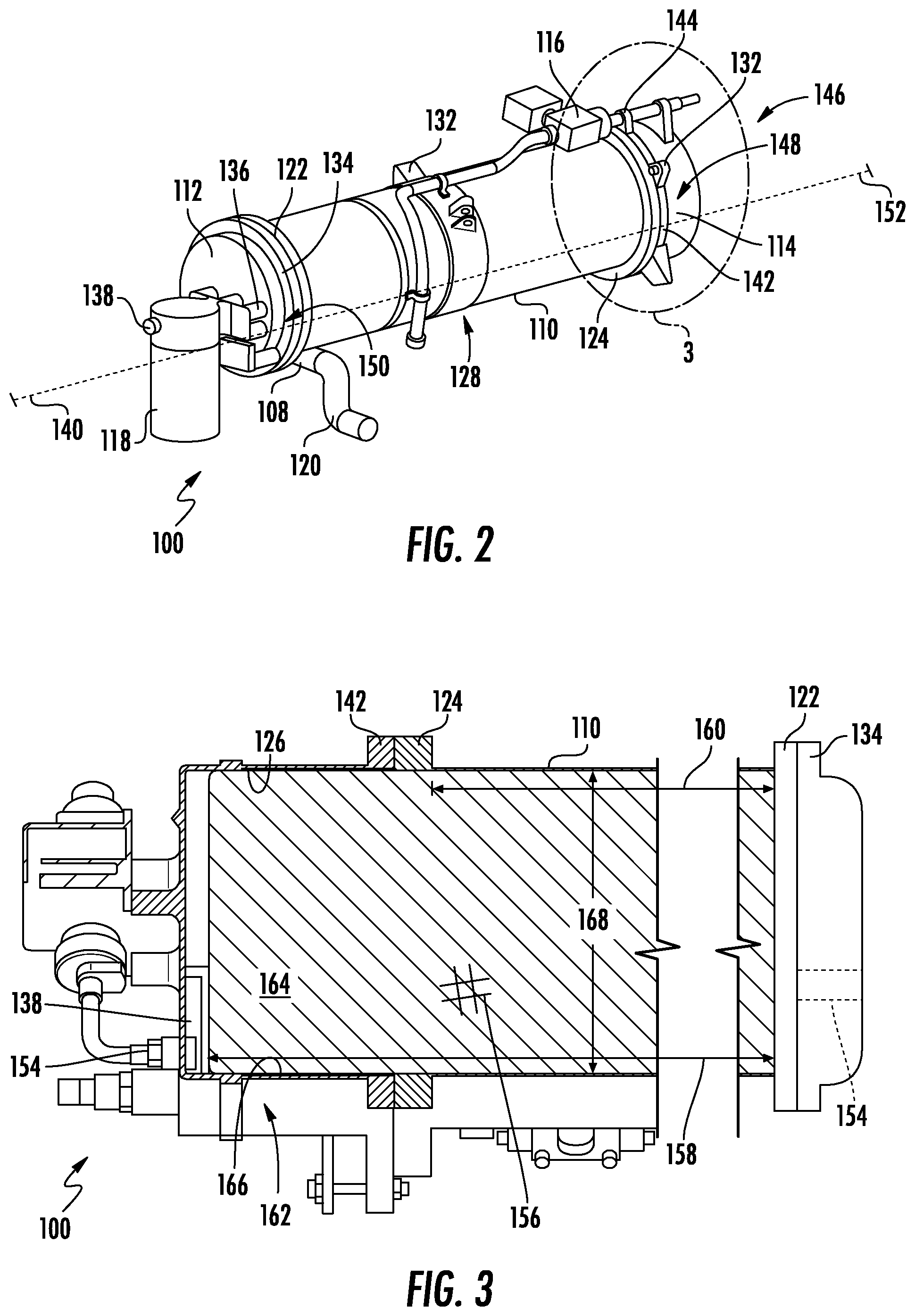 Patent US11772035 Figure 2 – Air separation modules, nitrogen generation systems, and methods of making air separation modules