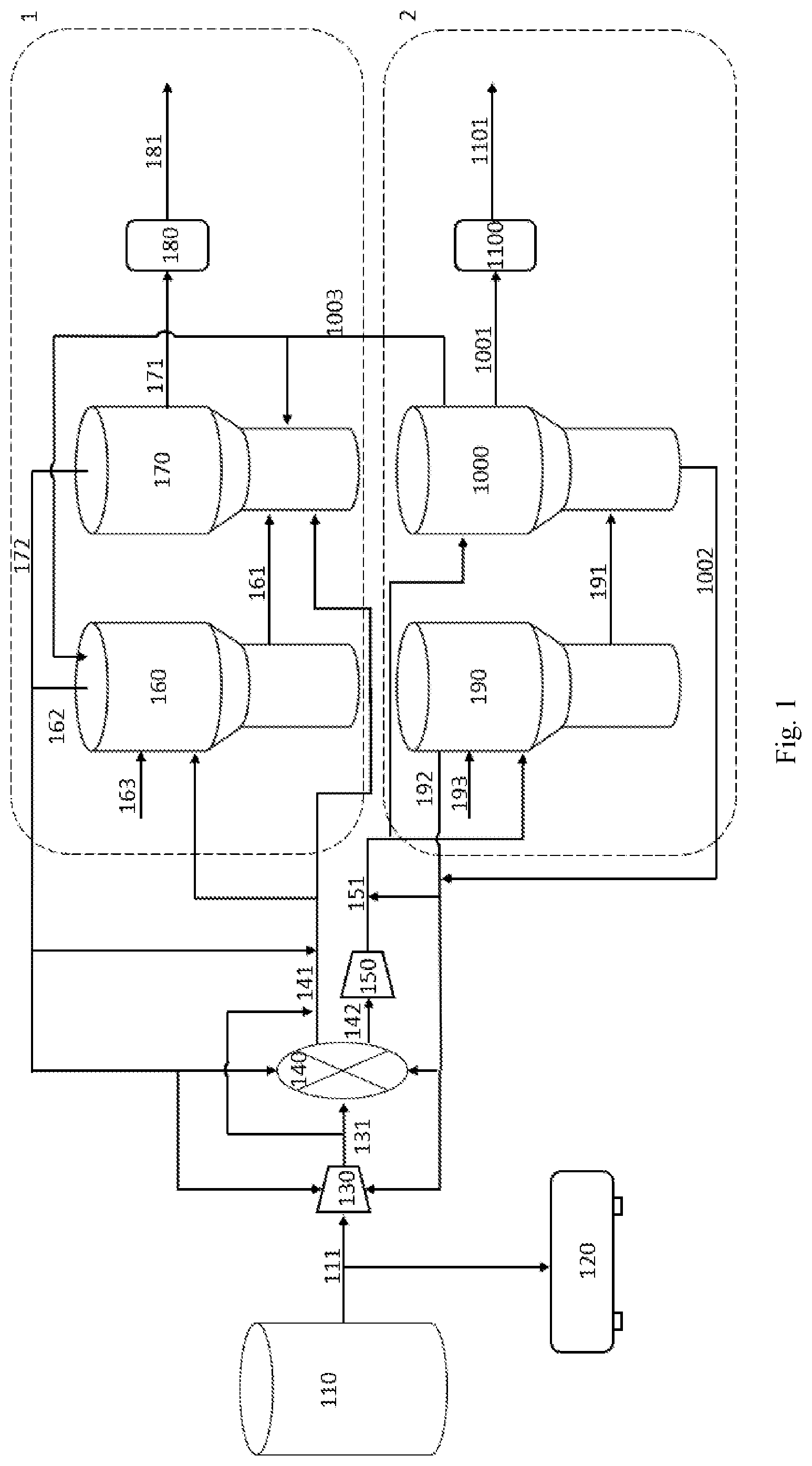 Patent US11772038 Figure 1 – Methods for optimizing gas utilization
