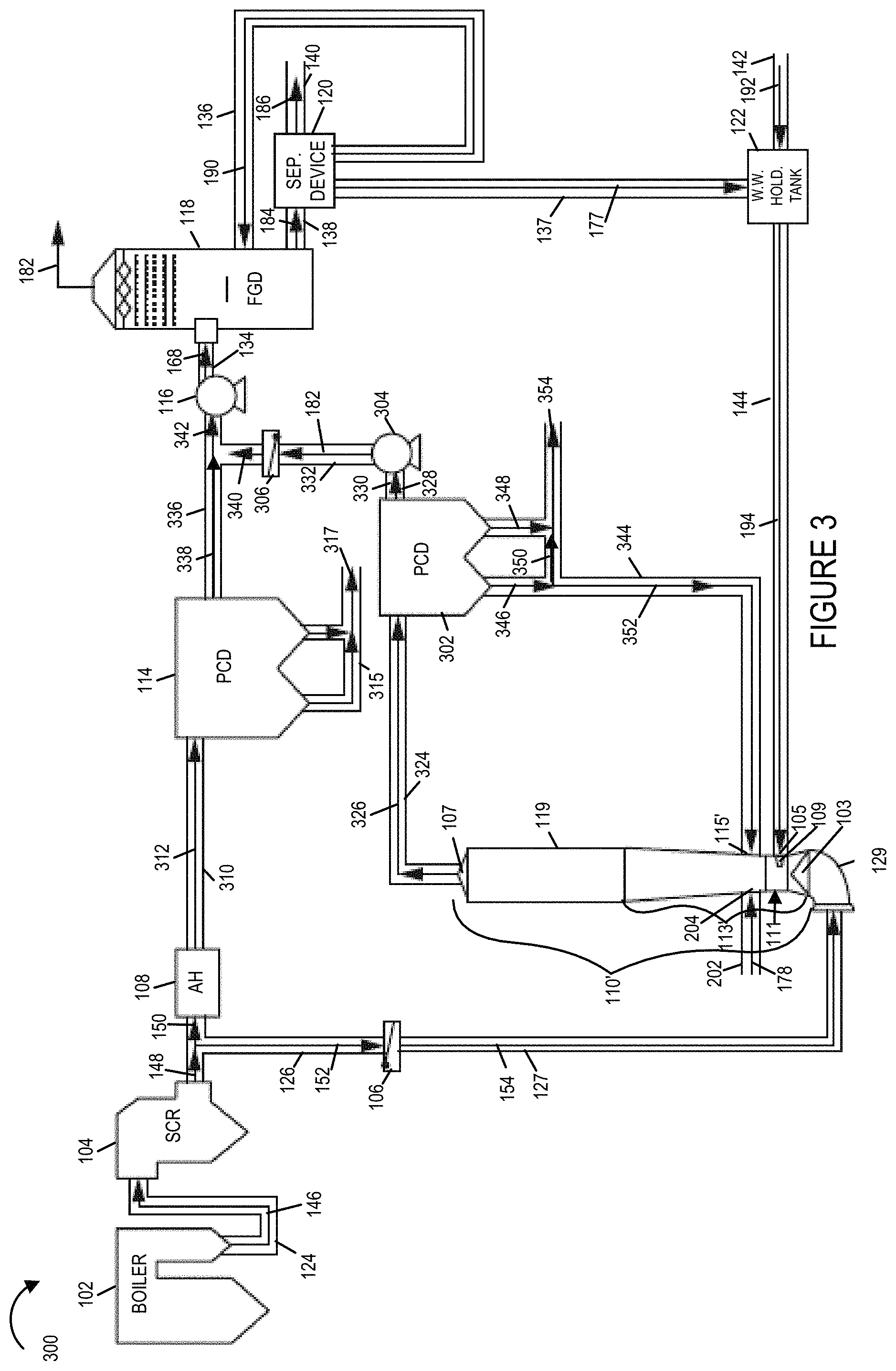 Patent US11772044 Figure 3 – Waste water evaporation methods and apparatus