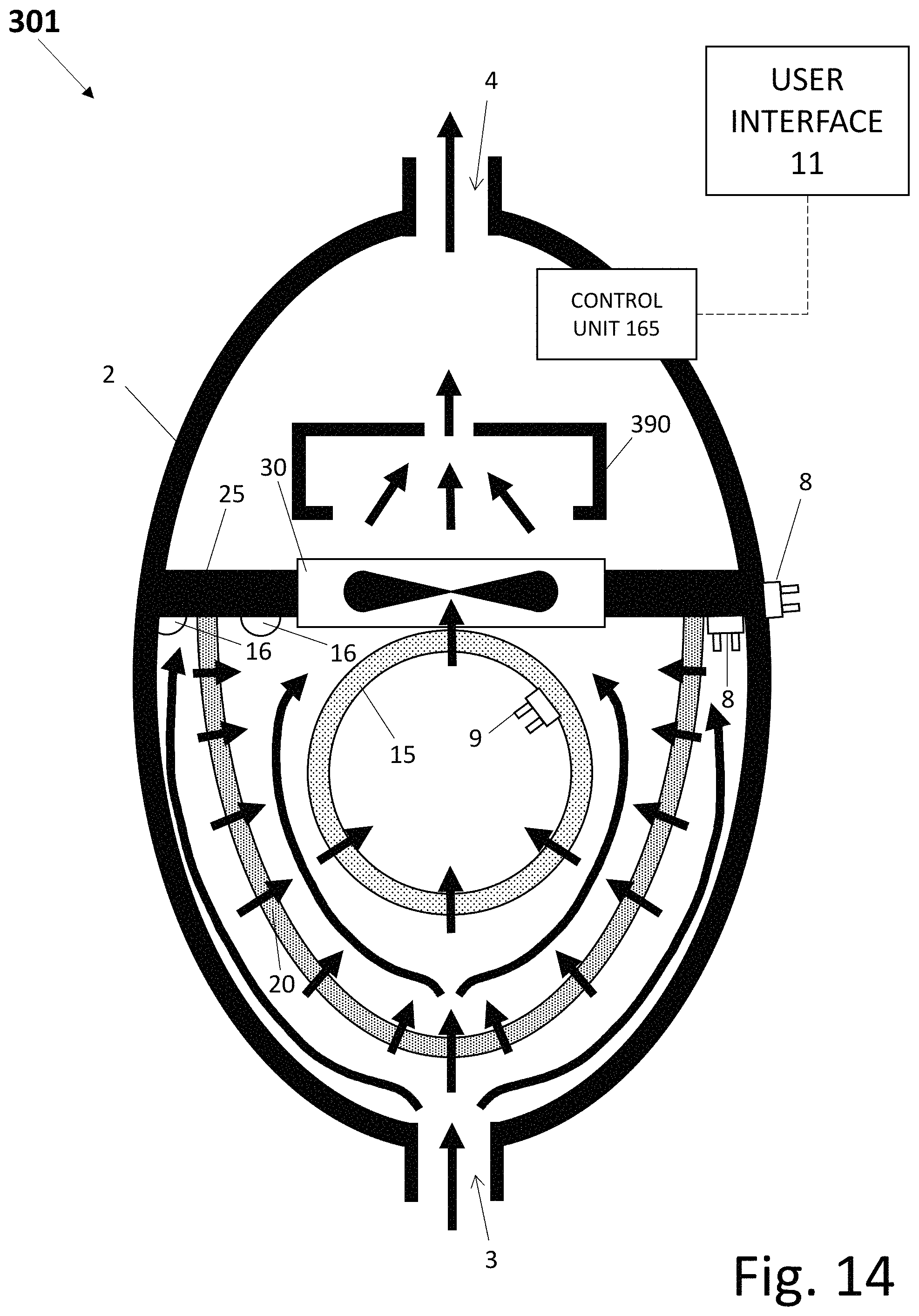 Patent US11772045 Figure 11 – Air purifier apparatus
