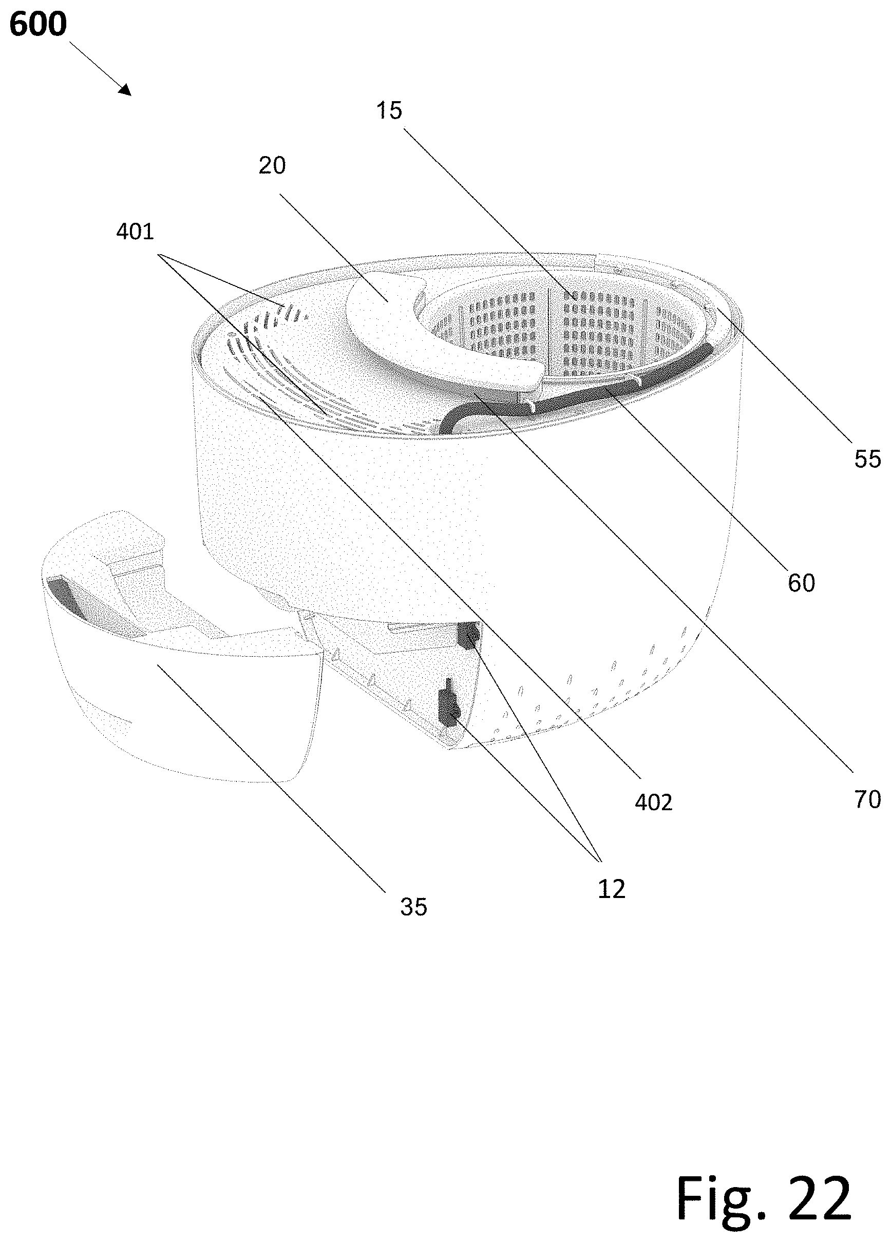 Patent US11772045 Figure 19 – Air purifier apparatus