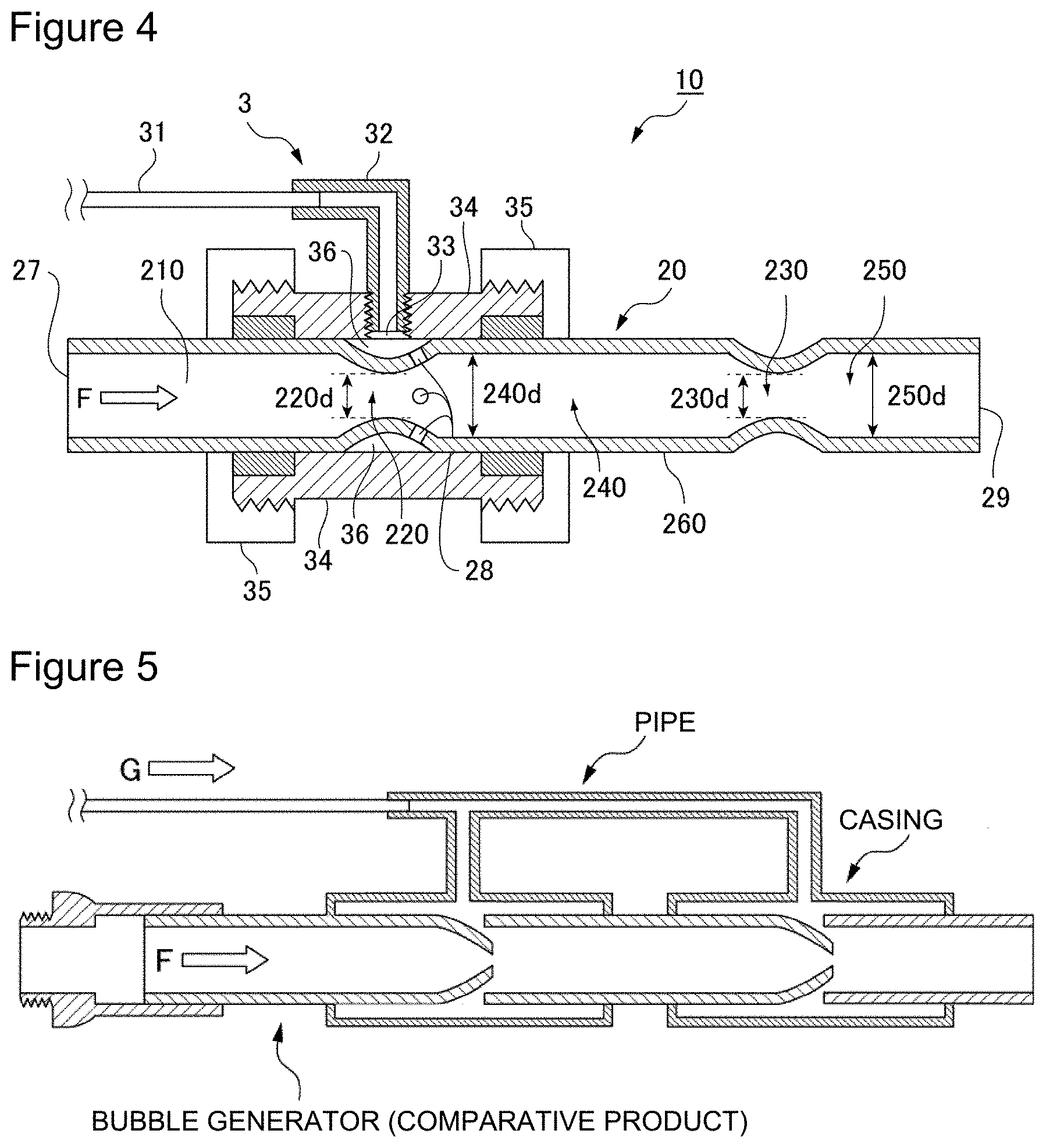 Patent US11772057 Figure 4 – Fine bubble generating device