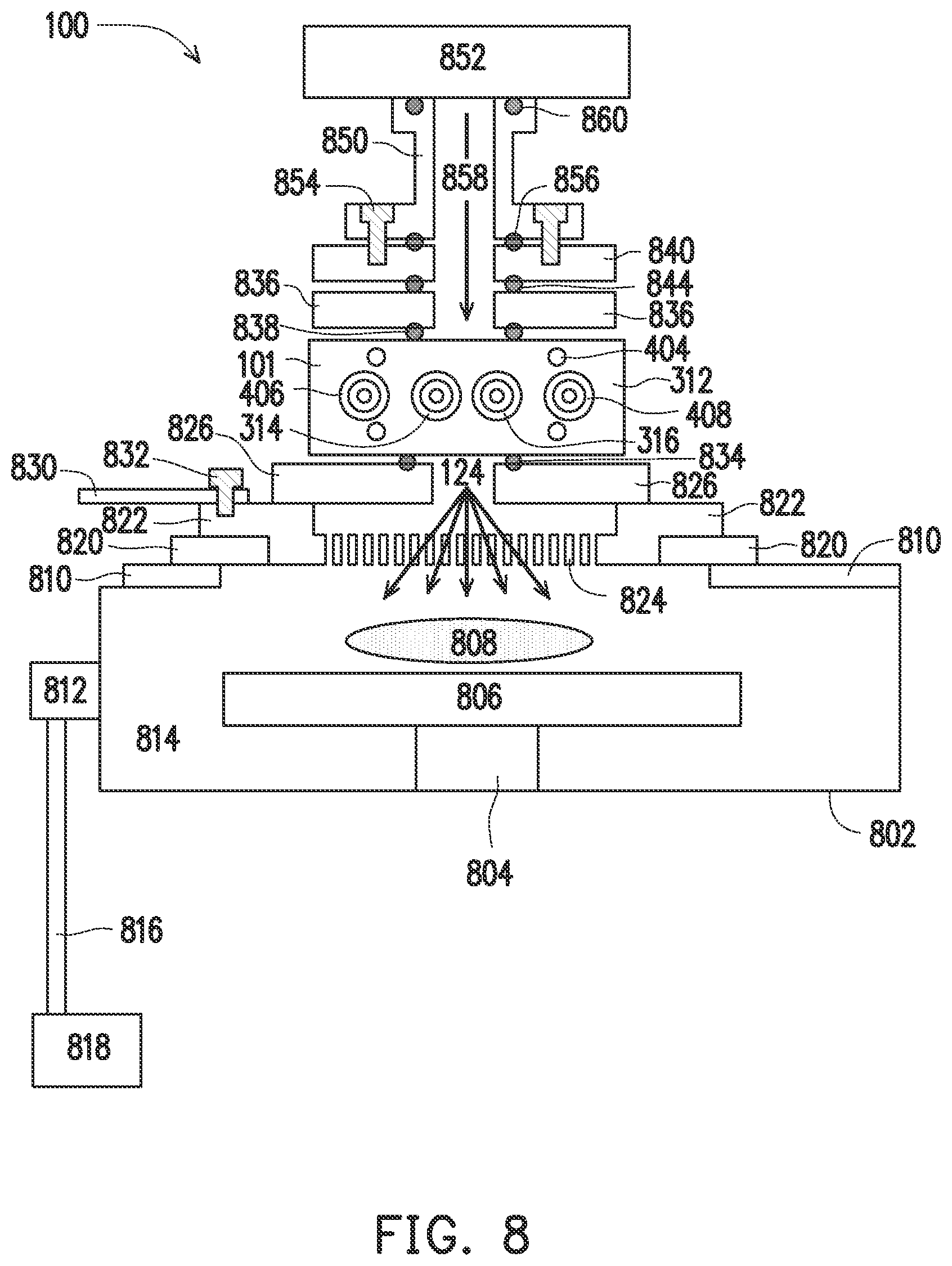 Patent US11772058 Figure 5 – Gas mixing system for semiconductor fabrication