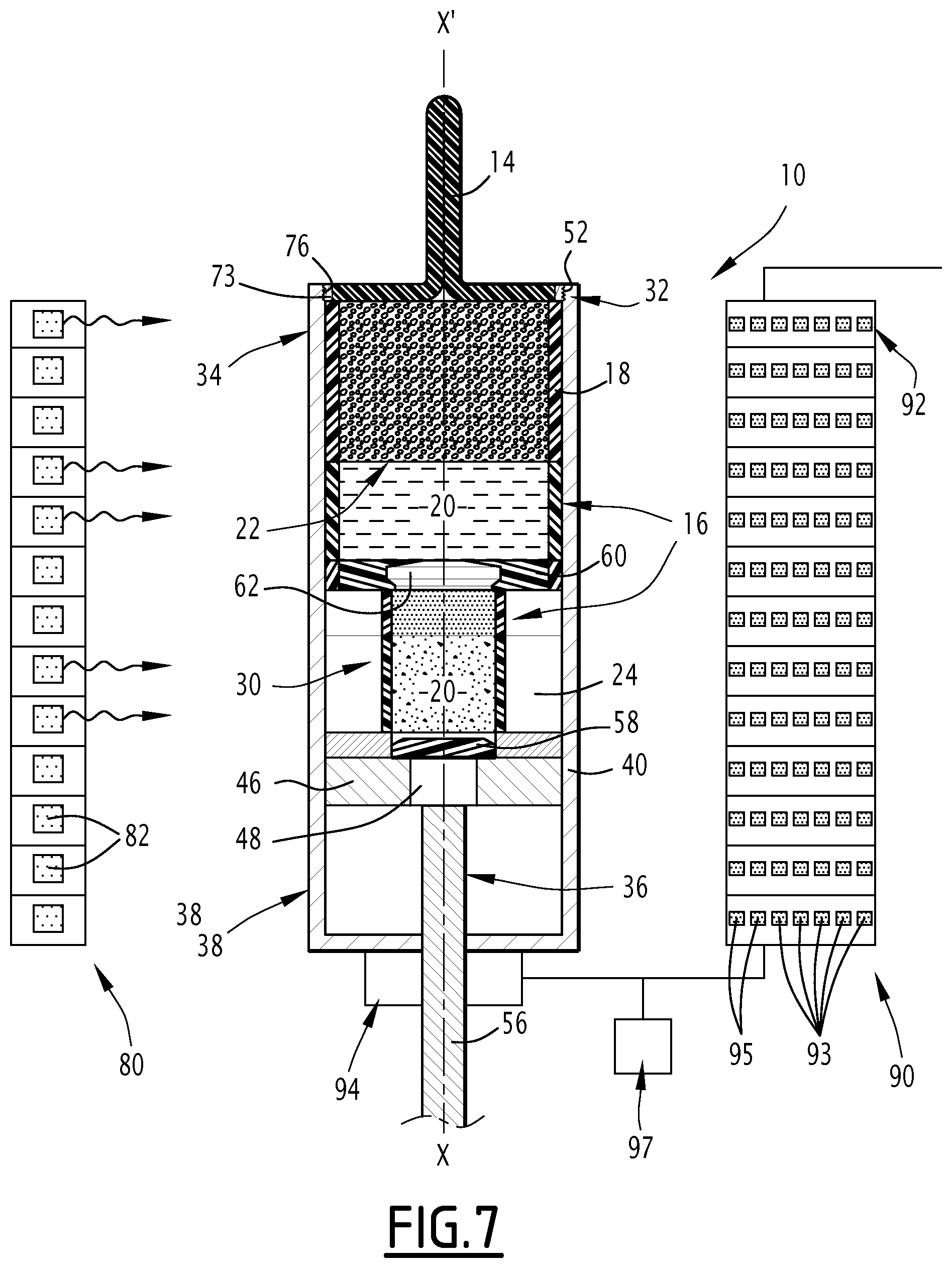 Patent US11772060 Figure 6 – Device for preparing a cosmetic composition, set of capsules and associated preparation process