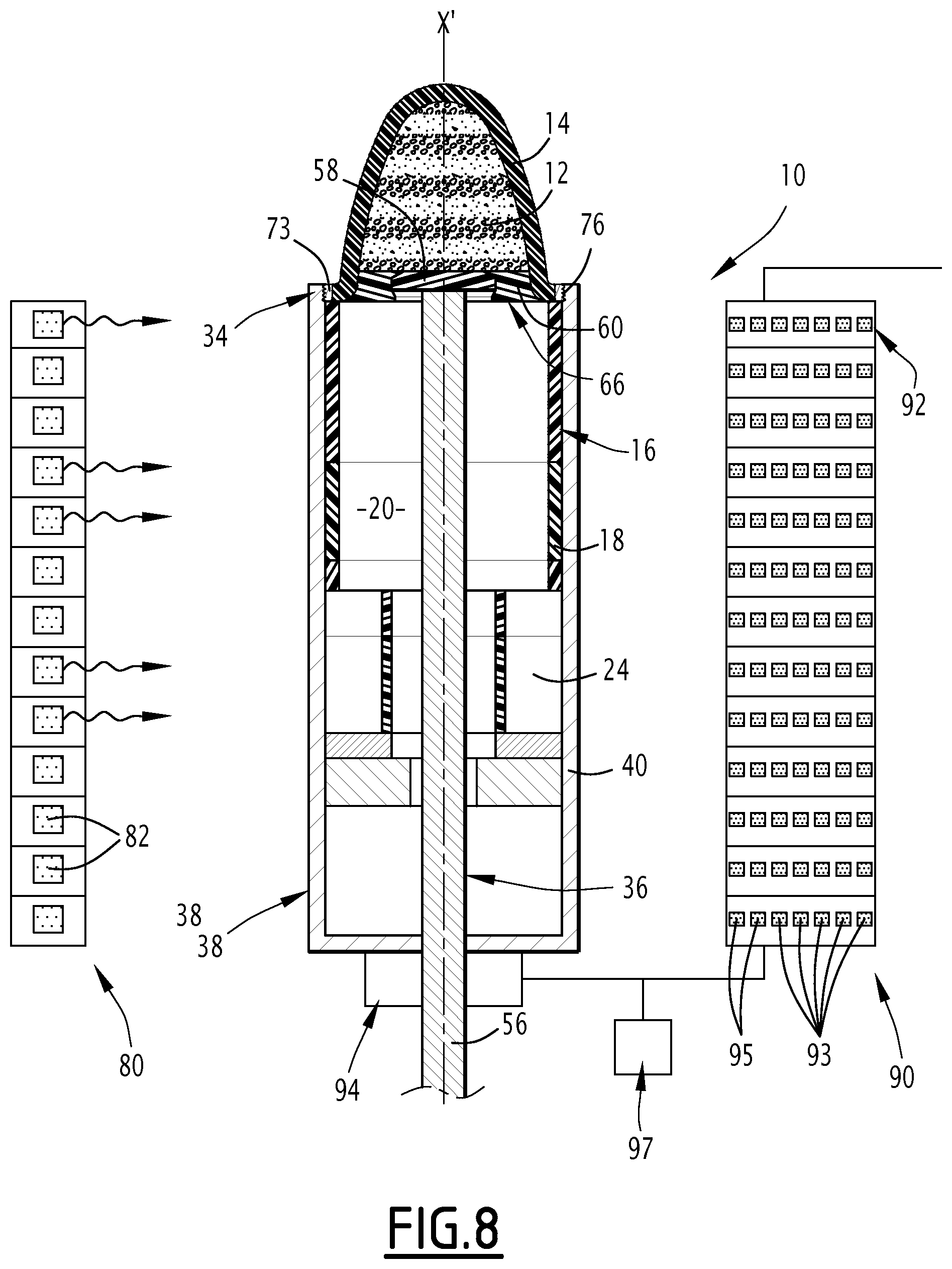 Patent US11772060 Figure 7 – Device for preparing a cosmetic composition, set of capsules and associated preparation process