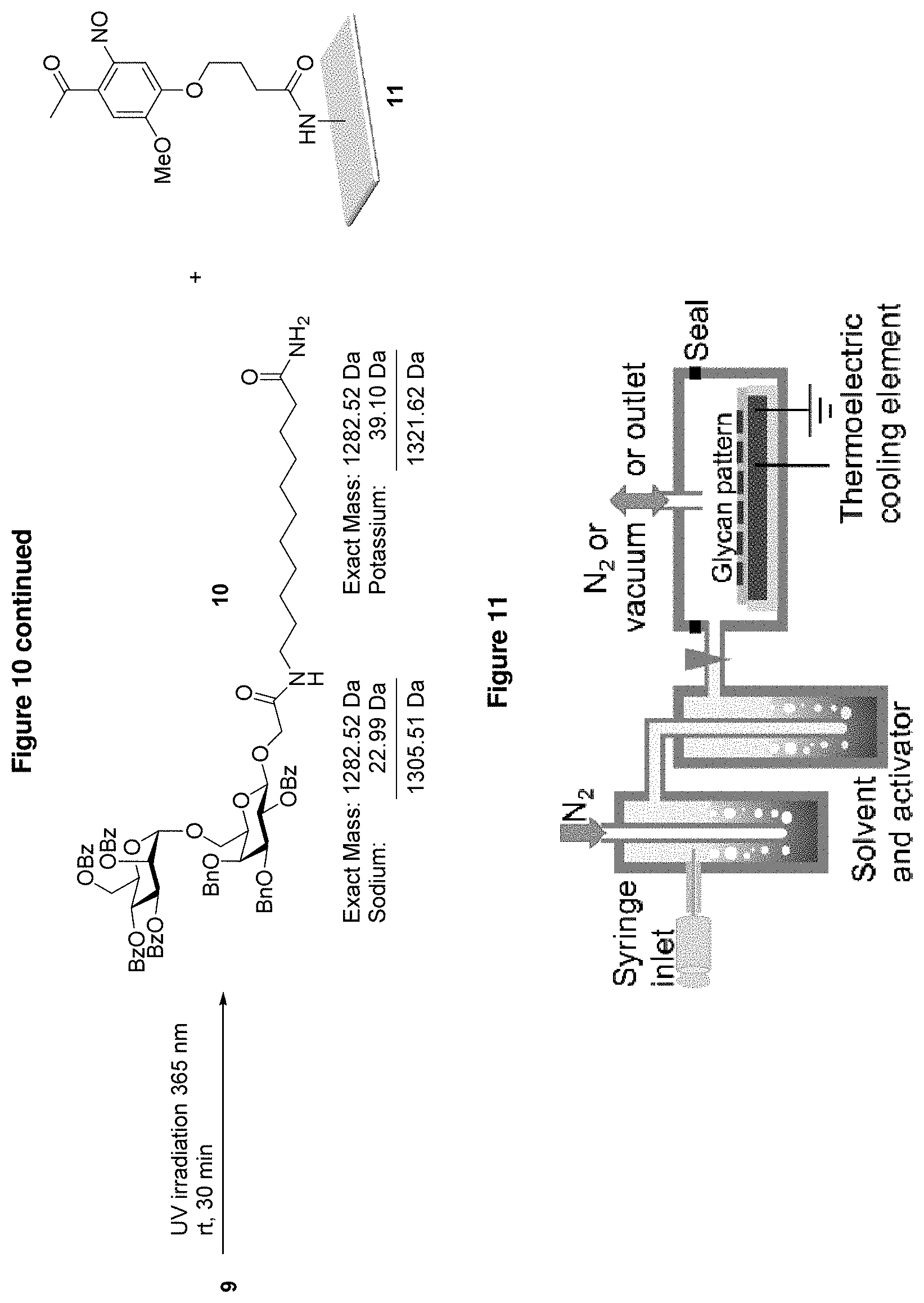 Patent US11772063 Figure 10 – Method and device for producing saccharides and saccharide arrays
