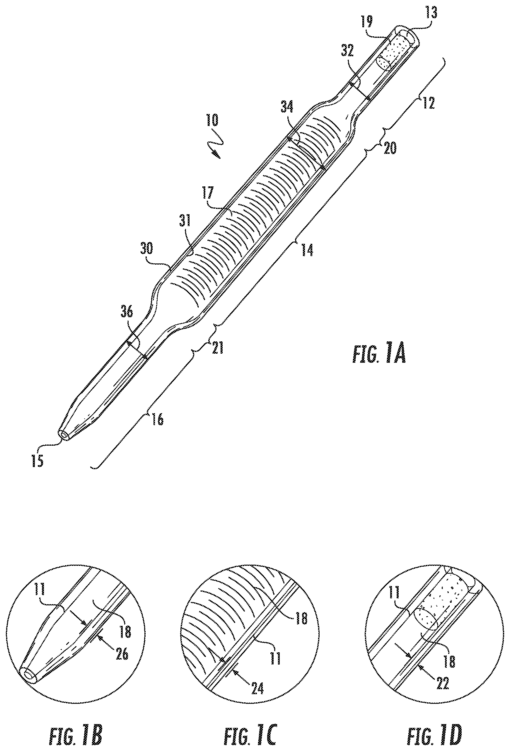 Patent US11772092 Figure 1 – Biaxially oriented thermoplastic pipette, and method and apparatus for forming same