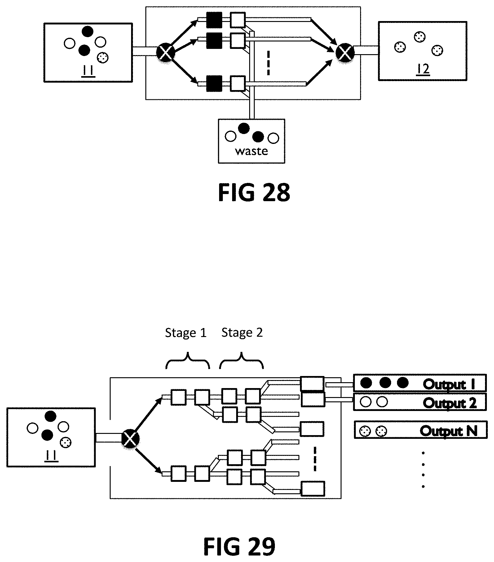 Patent US11772095 Figure 12 – Microfluidic routing