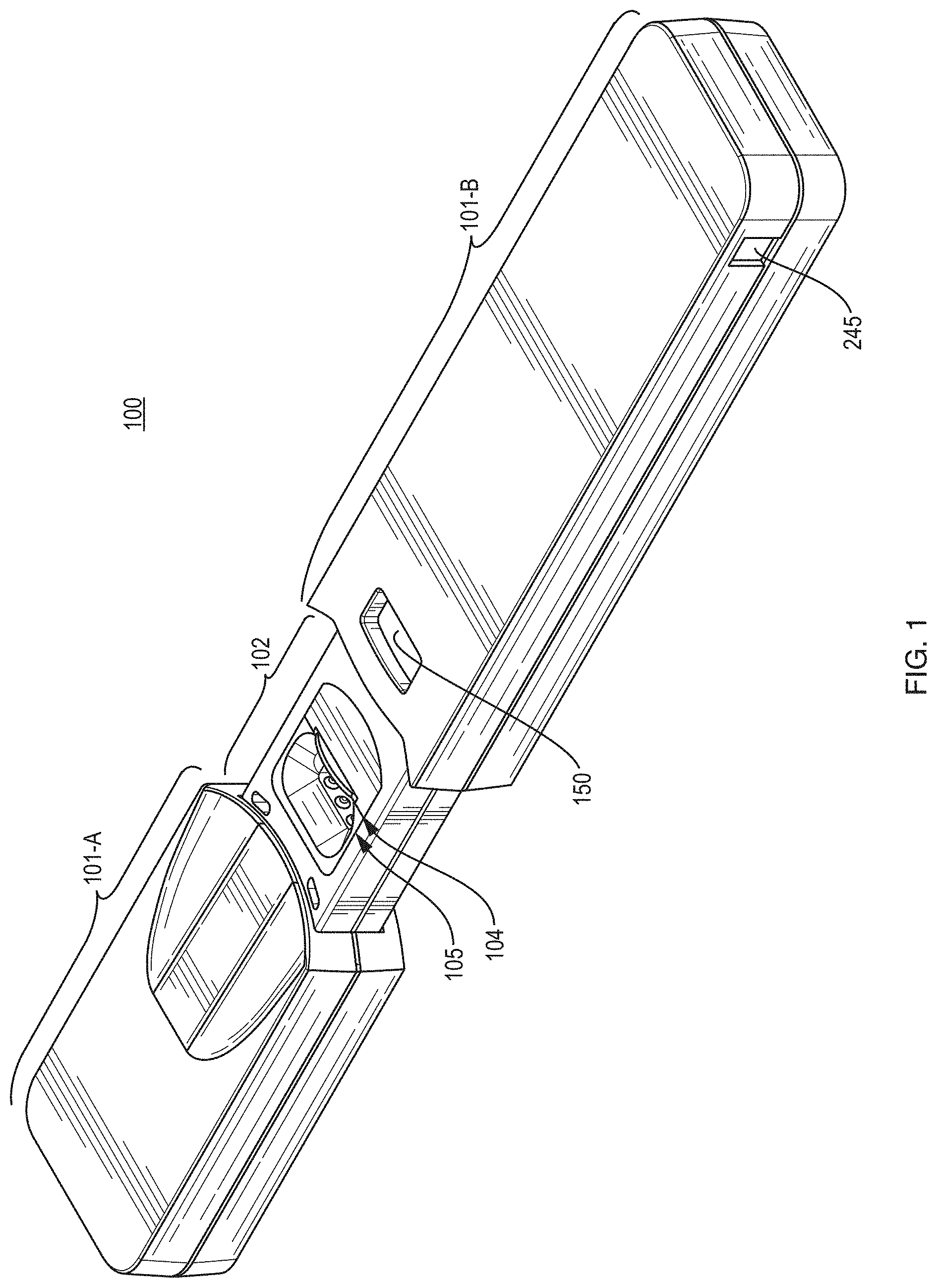 Patent US11772097 Figure 1 – Simultaneous spot test and storage of blood samples
