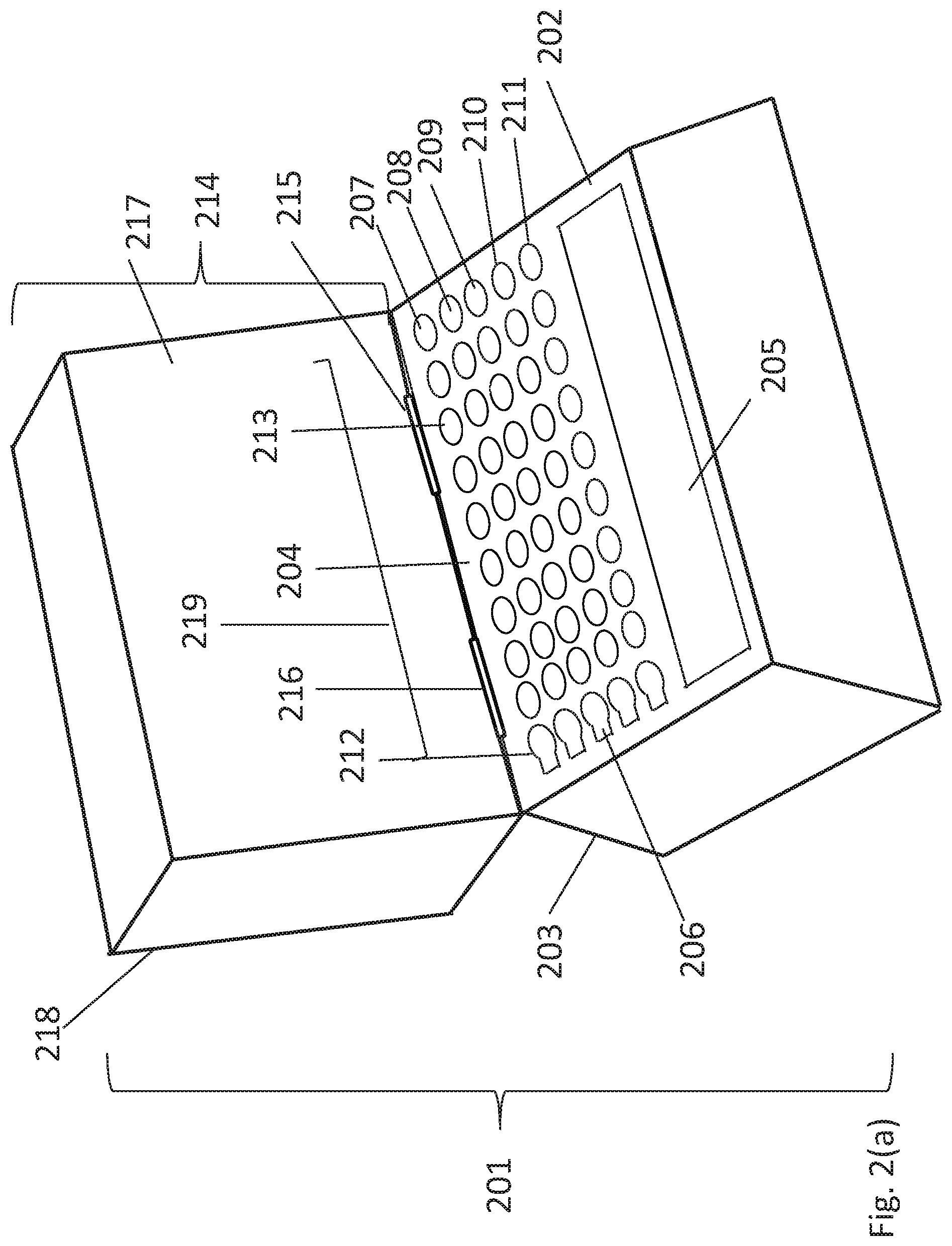 Patent US11772098 Figure 4 – Packaging for multiplexed assays