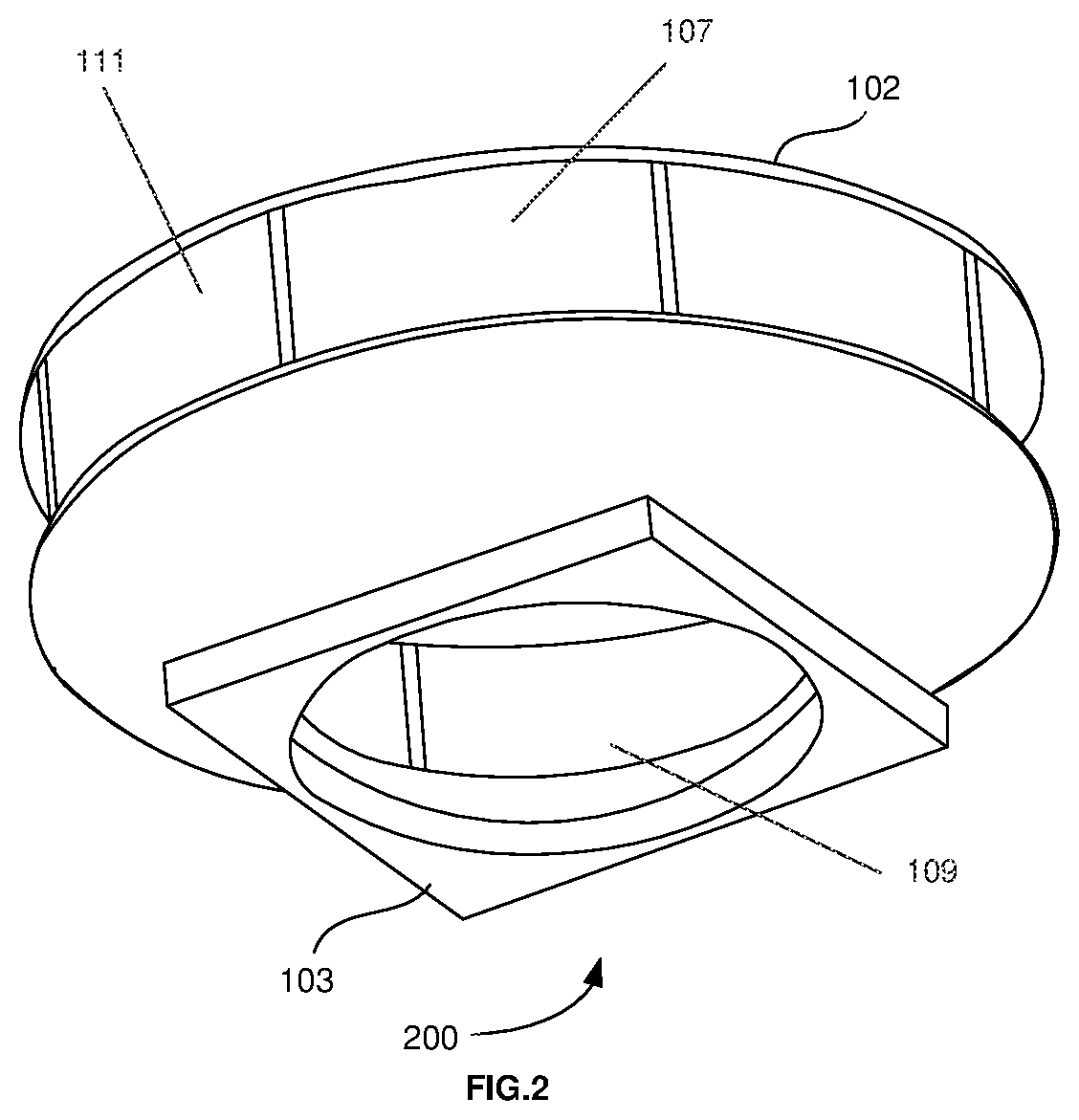 Patent US11772103 Figure 2 – Filter-less intelligent air purification device
