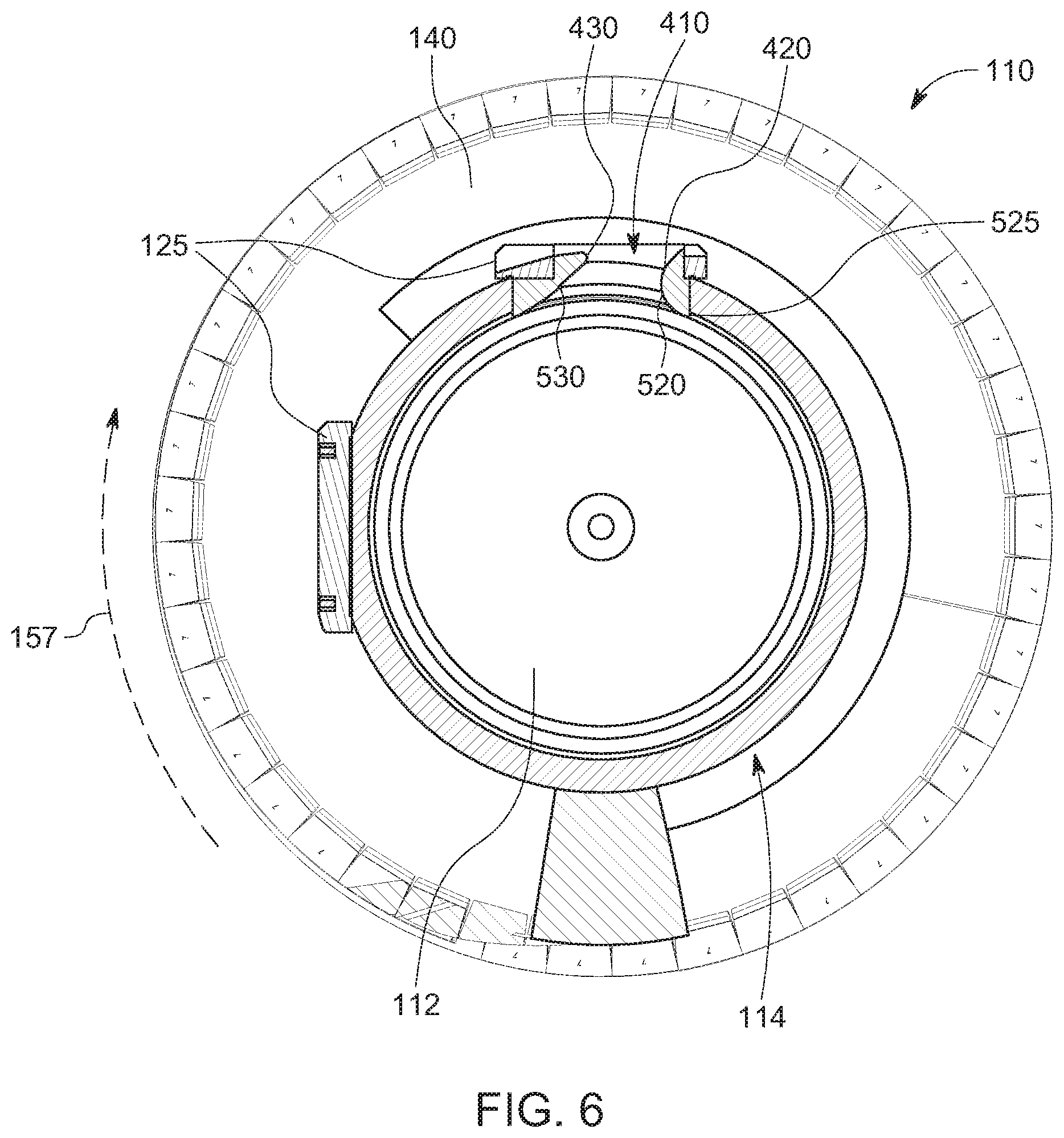 Patent US11772104 Figure 6 – Decanter centrifuge nozzle