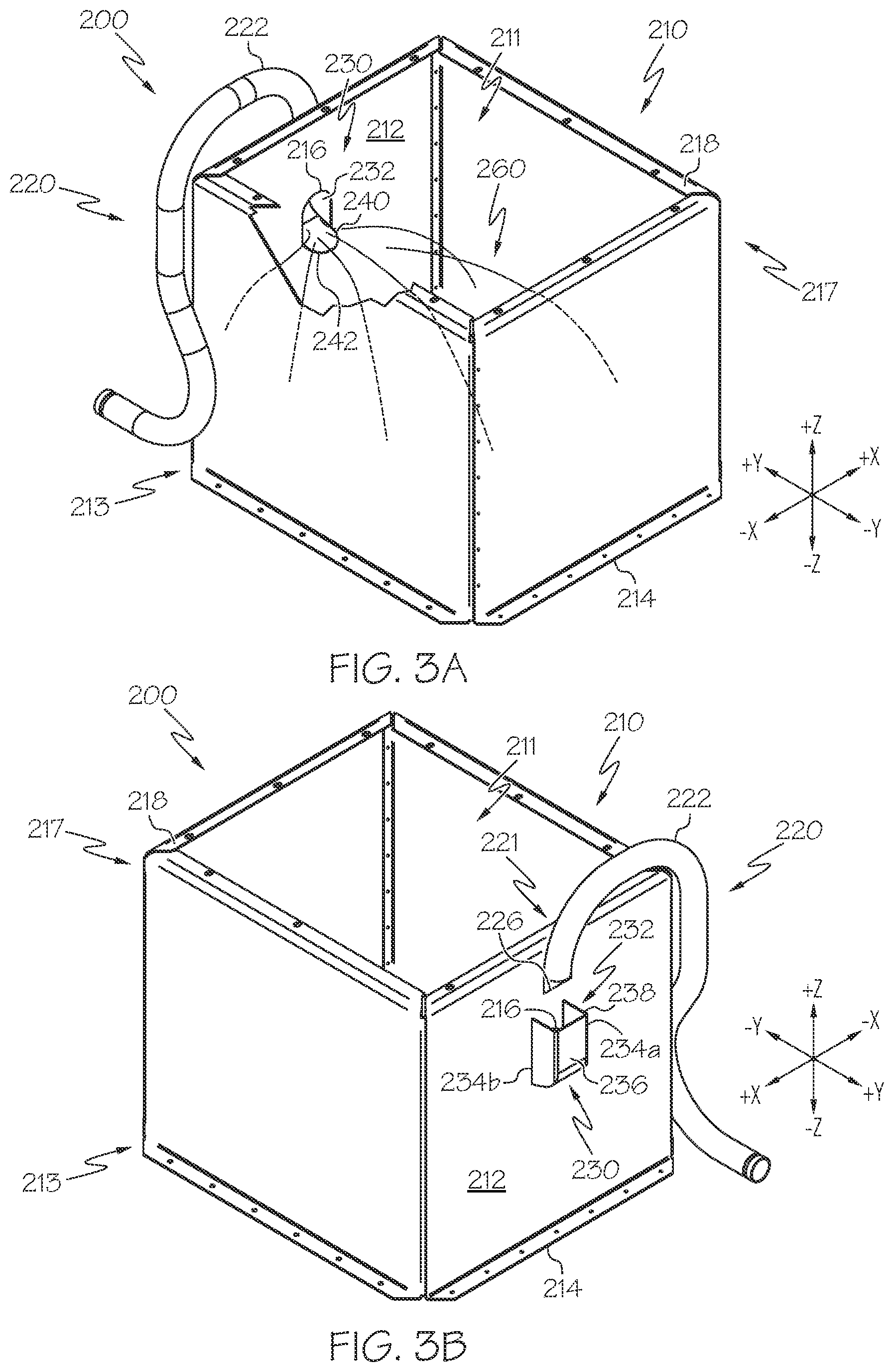 Patent US11772108 Figure 3 – Infeed chutes for material application machines