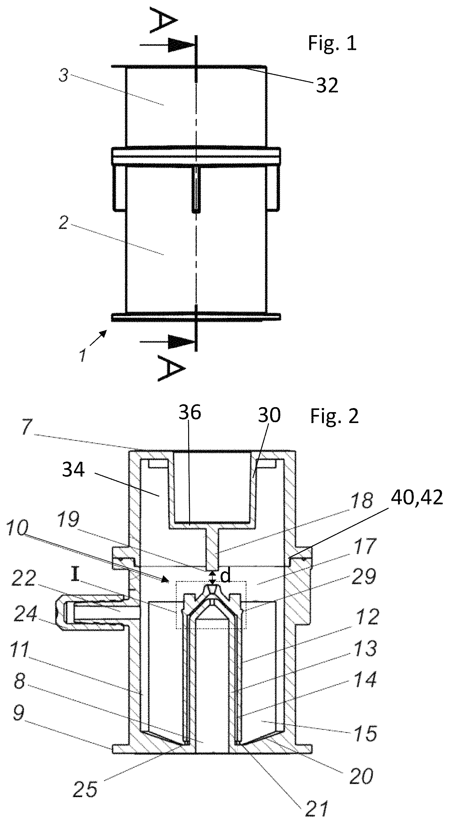 Patent US11772109 Figure 1 – Nozzle for a nano-aerosol