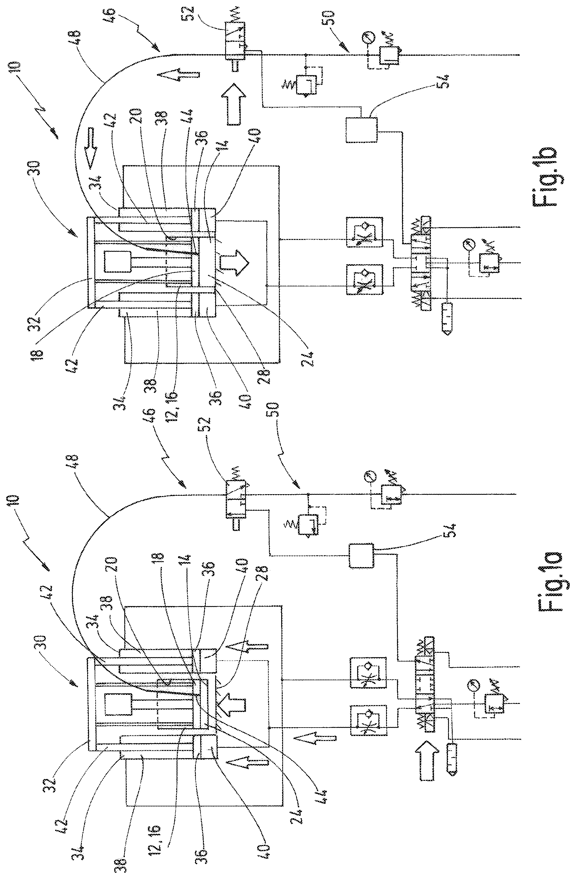 Patent US11772110 Figure 1 – Method for removing a follower plate from a container
