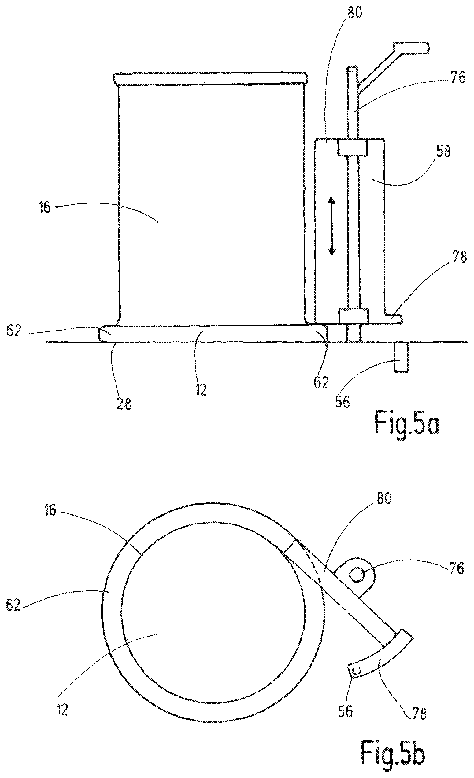 Patent US11772110 Figure 3 – Method for removing a follower plate from a container