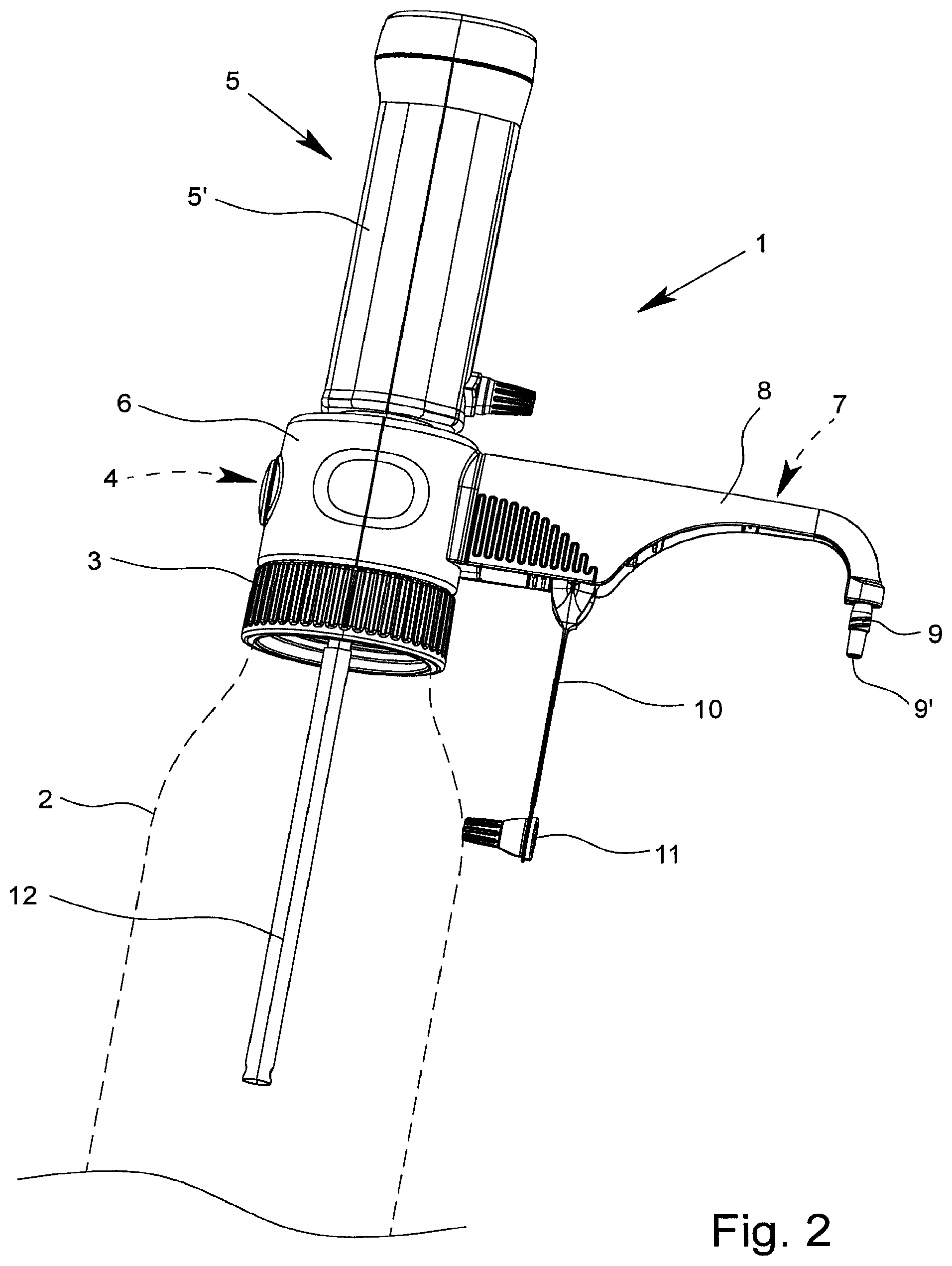Patent US11772113 Figure 2 – Valve block assembly for a bottle attachment apparatus