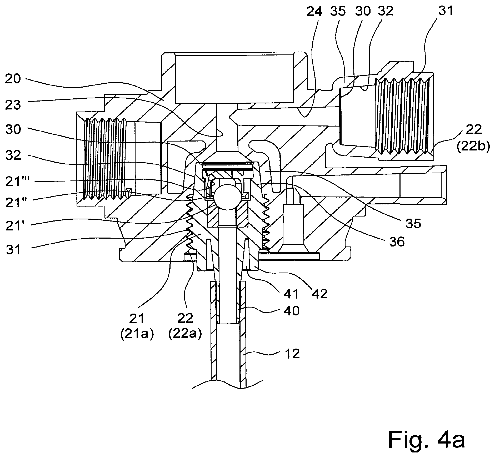 Patent US11772113 Figure 4 – Valve block assembly for a bottle attachment apparatus