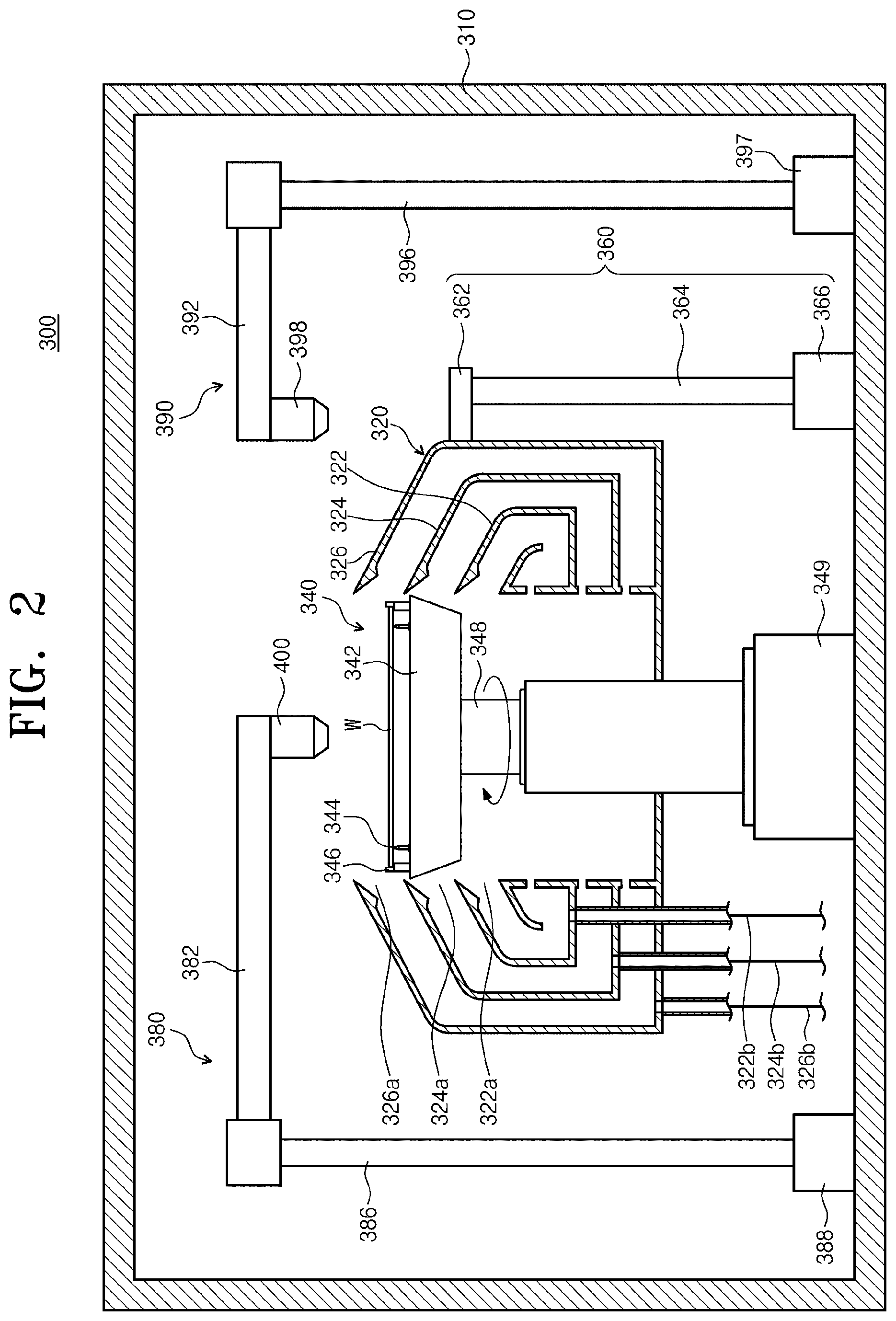 Patent US11772115 Figure 2 – Substrate treating apparatus and treatment liquid dispensing method for controlling a temperature of treatment liquid