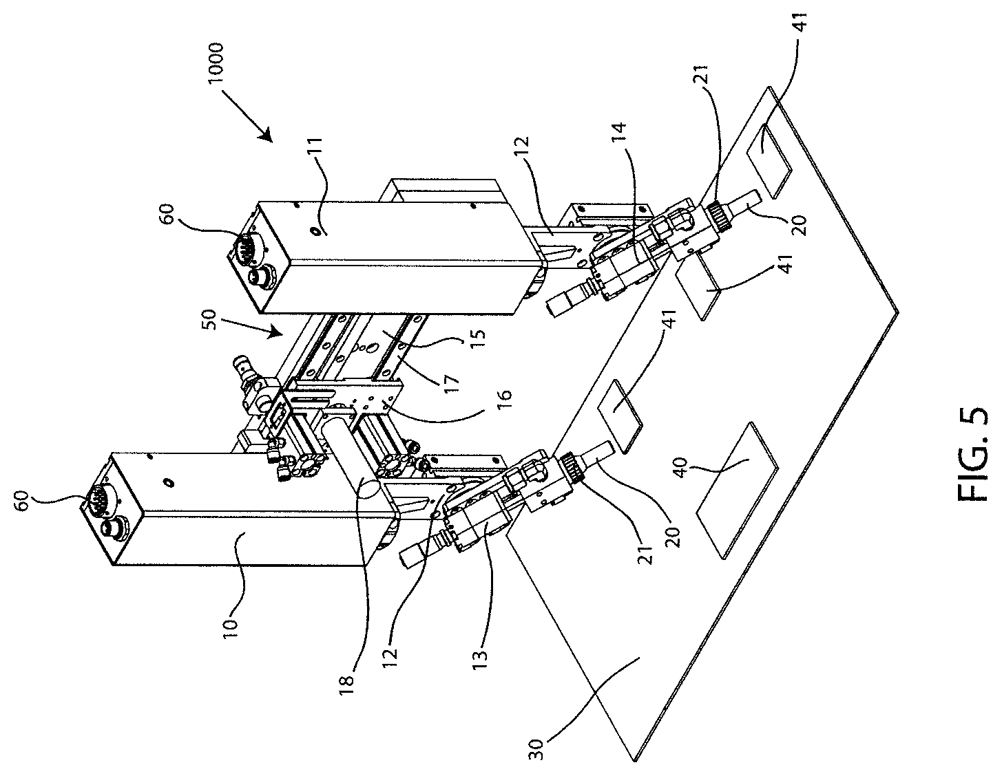Patent US11772116 Figure 5 – Multiple fourth axis robot