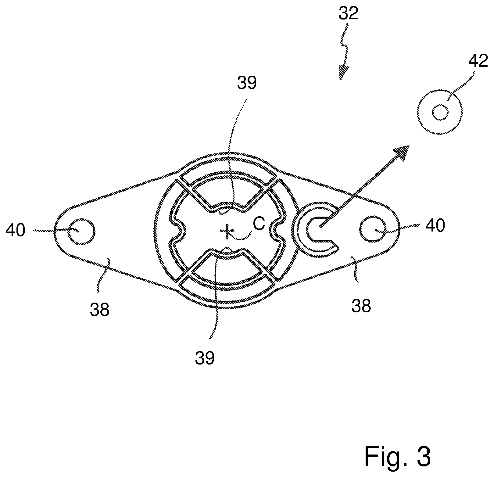 Patent US11772118 Figure 3 – Water feature for generating an illuminated water image