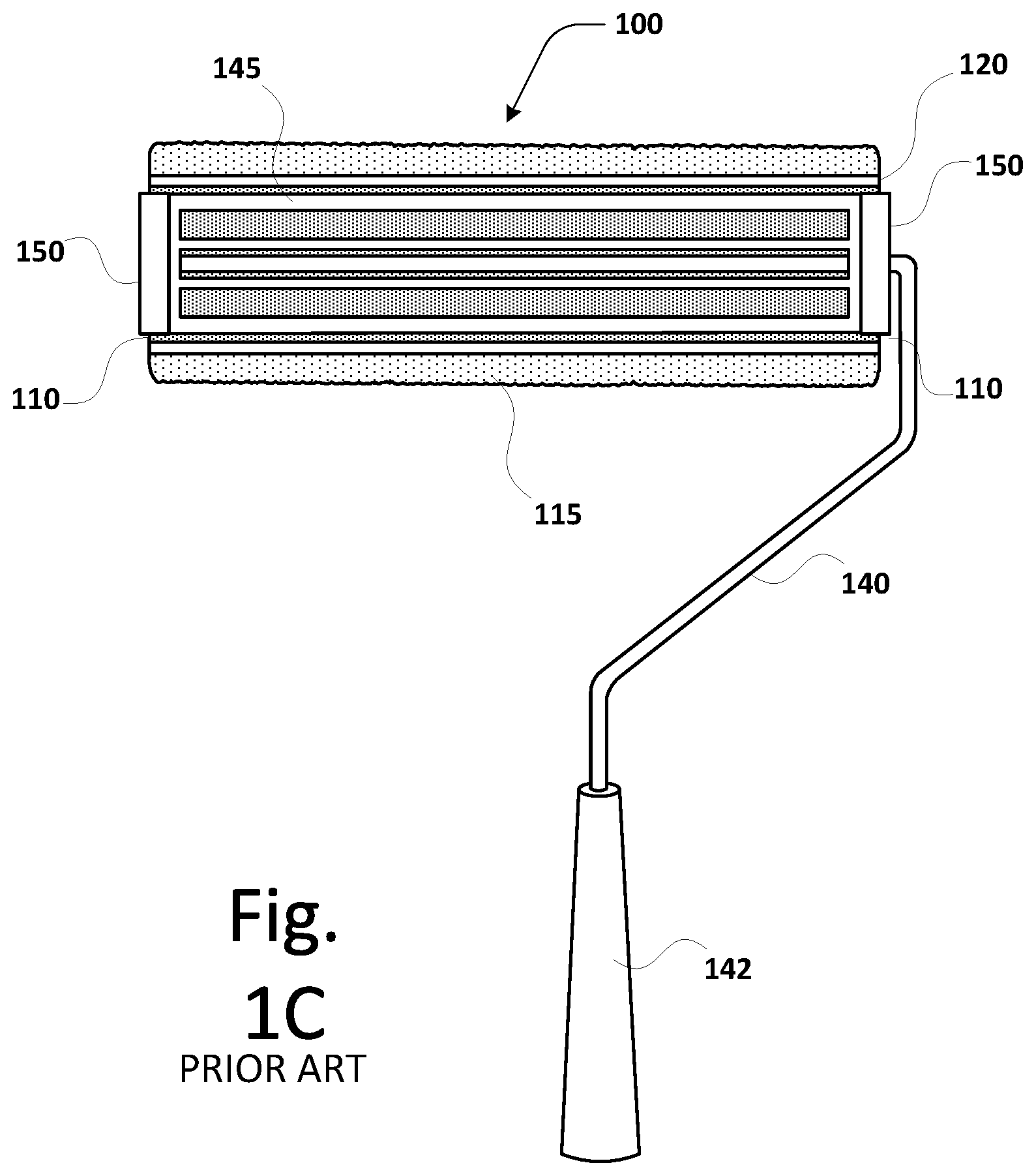 Patent US11772122 Figure 2 – Corner paint roller system and method