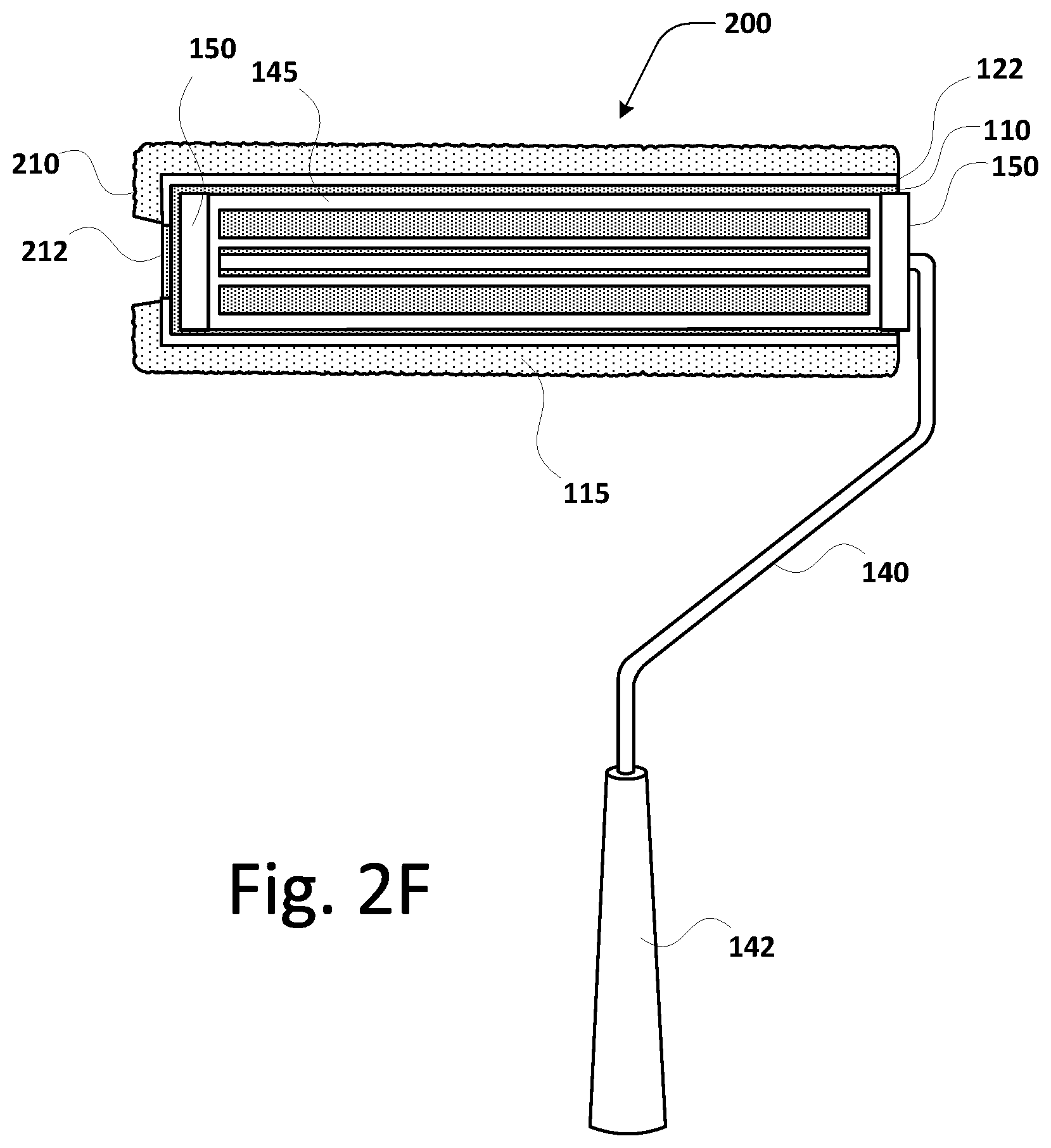 Patent US11772122 Figure 6 – Corner paint roller system and method