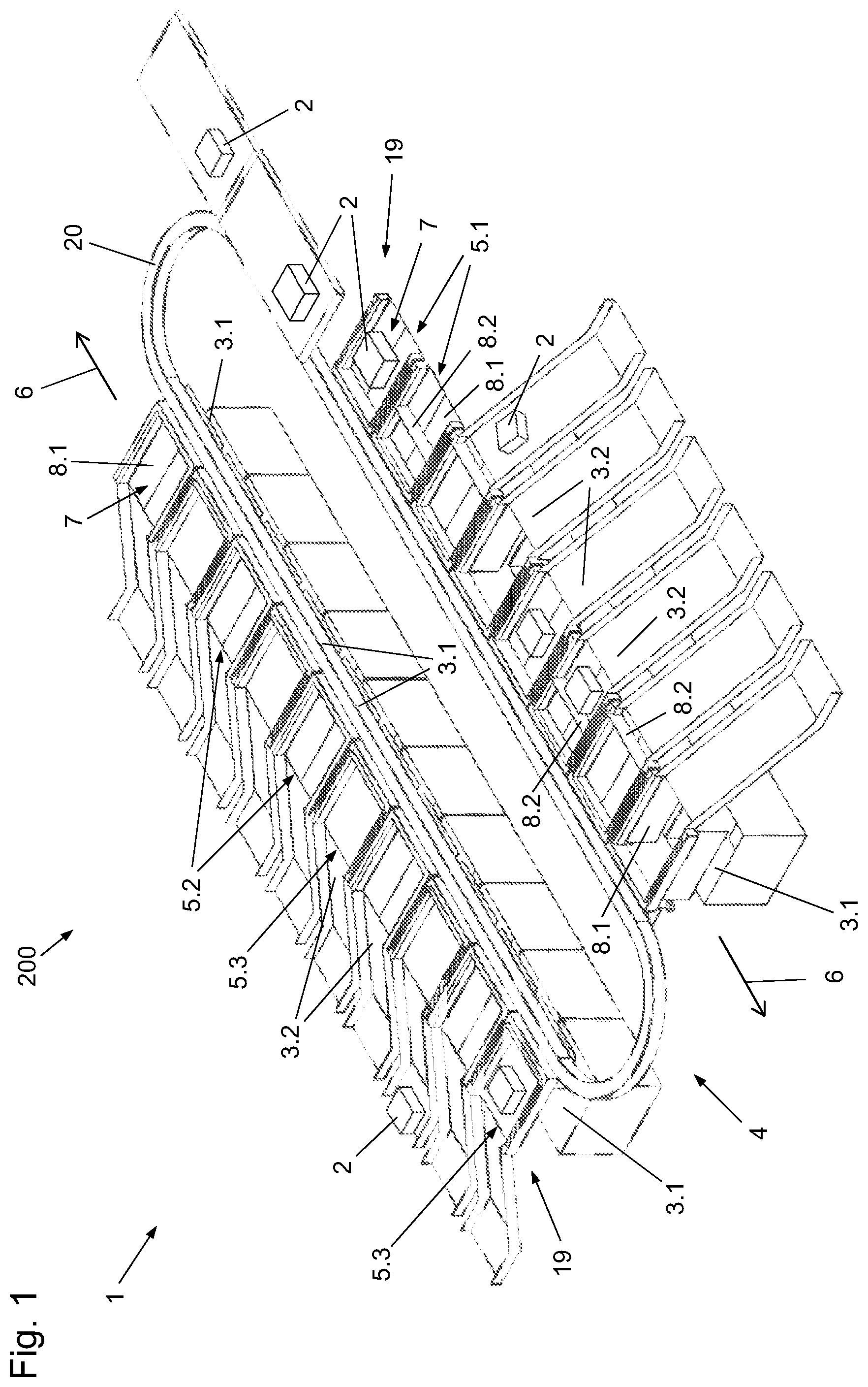 Patent US11772131 — Method for sorting articles, and sorting device — Figure 1