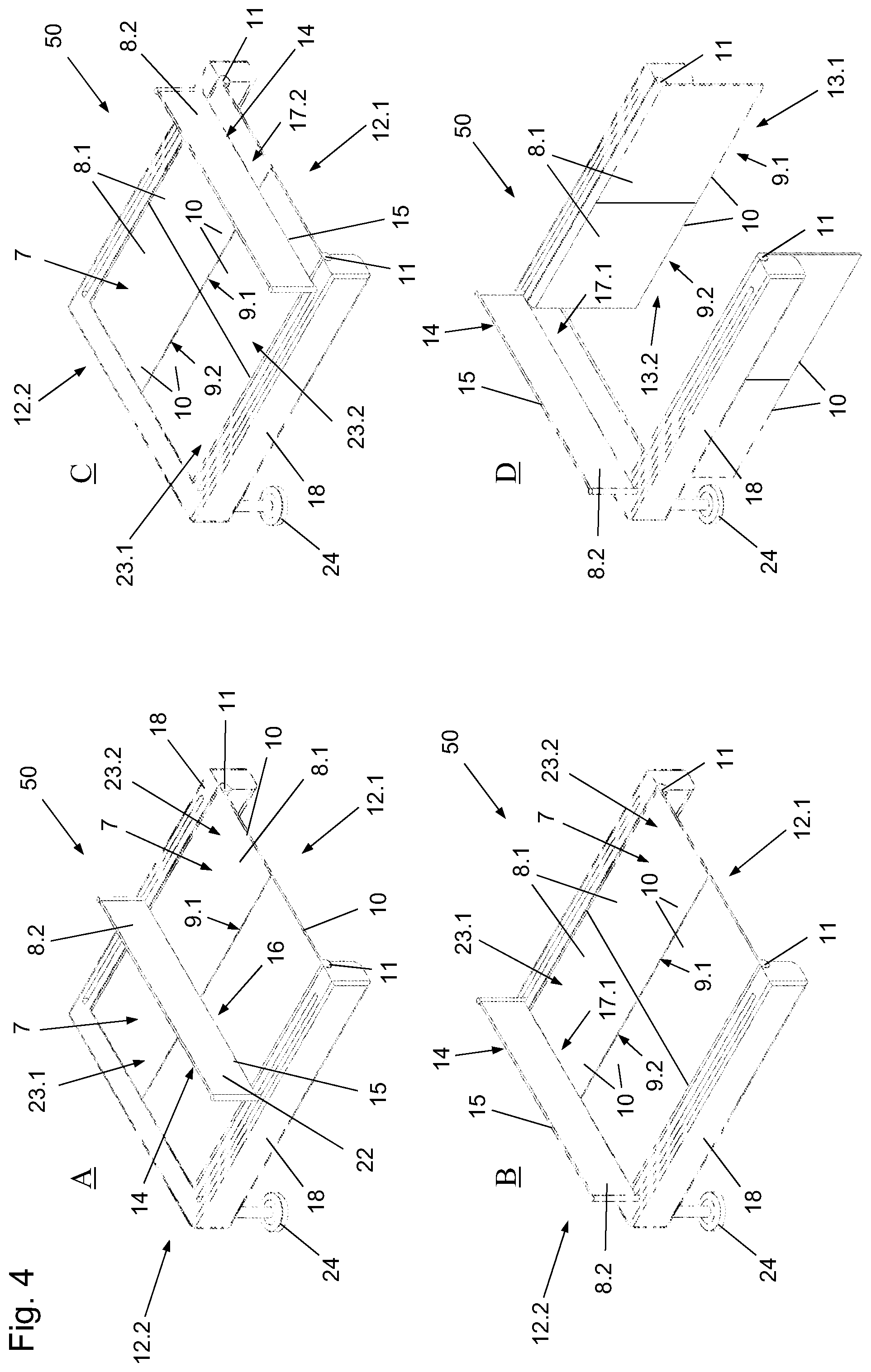 Patent US11772131 Figure 4 – Method for sorting articles, and sorting device