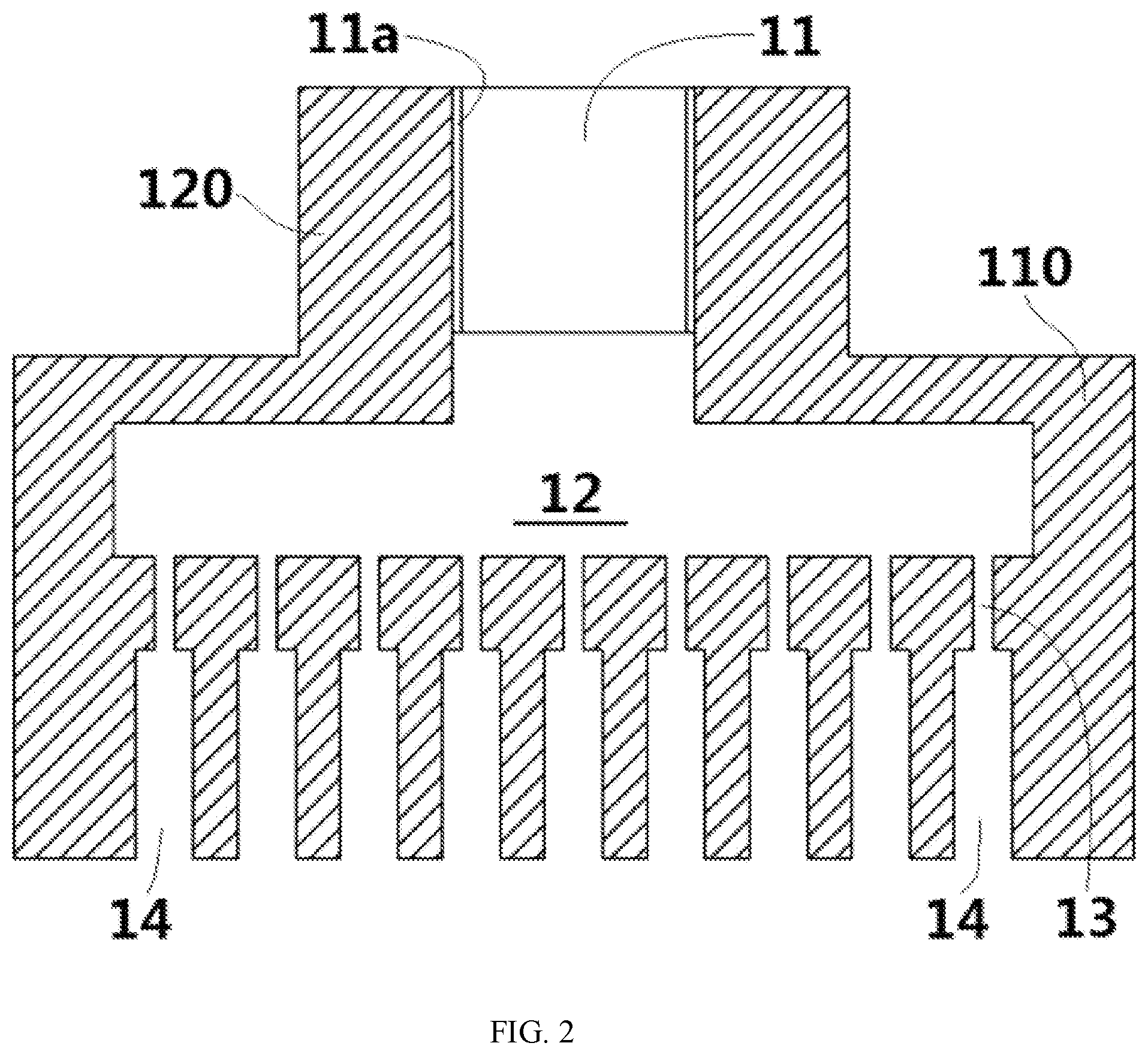 Patent US11772135 Figure 2 – Air nozzle and method for manufacturing the same