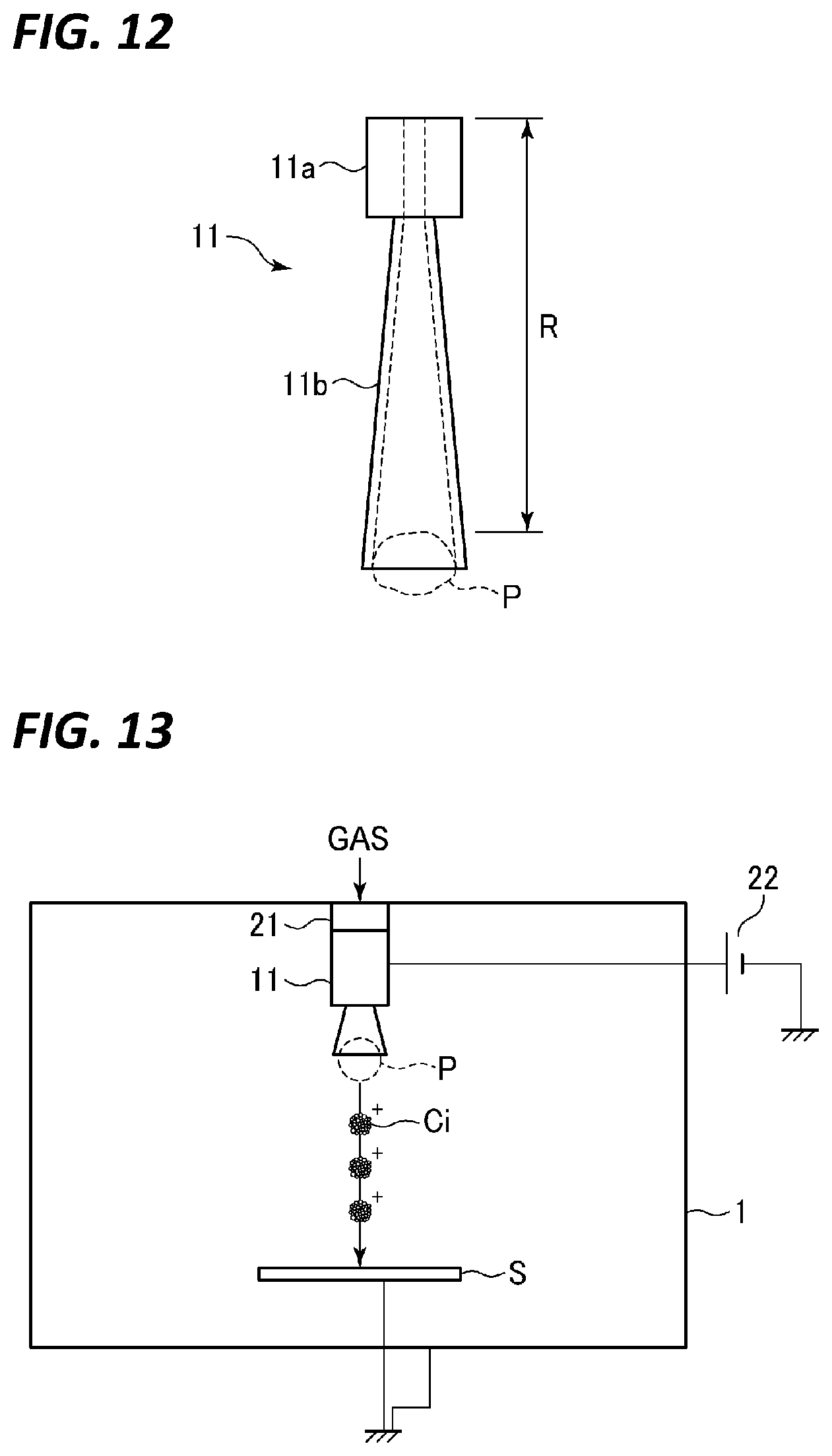 Patent US11772138 Figure 9 – Processing apparatus and processing method, and gas cluster generating apparatus and gas cluster generating method