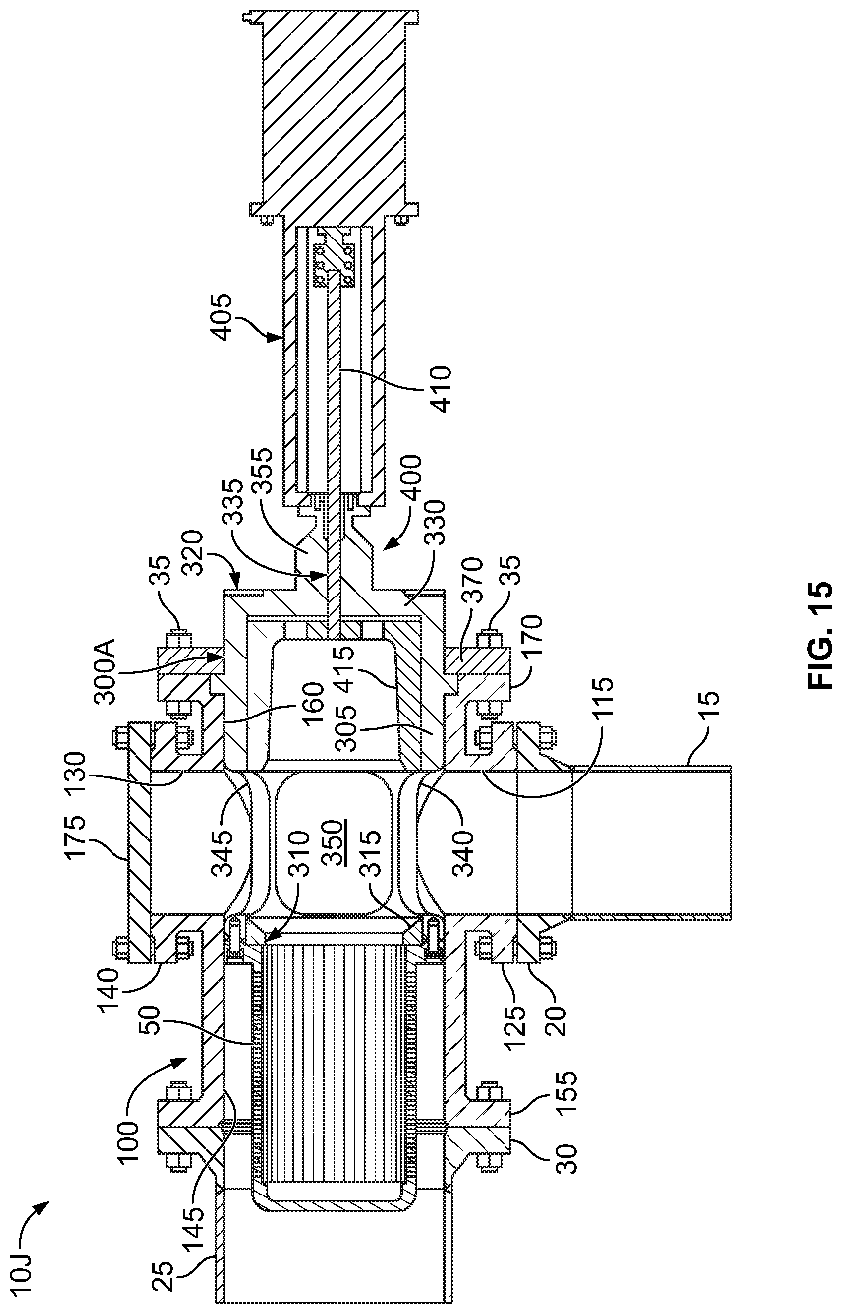 Patent US11772139 Figure 15 – Pipe cleaning assembly and method of cleaning a piping system using the same
