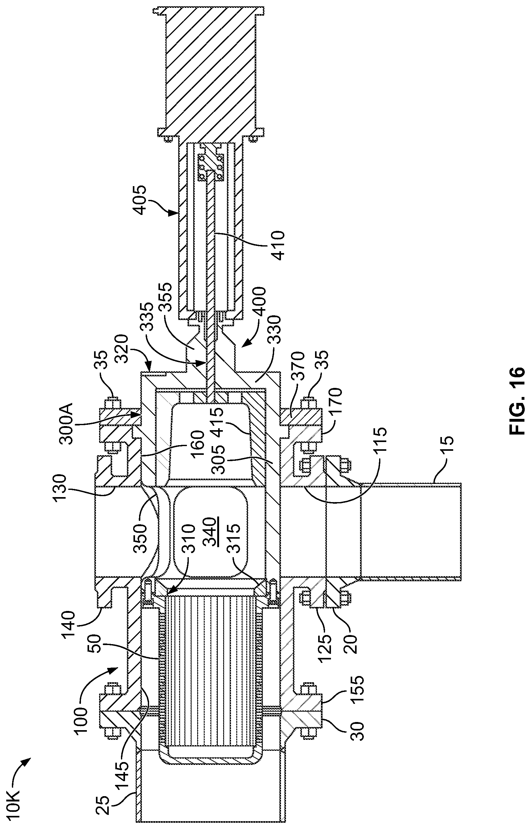 Patent US11772139 Figure 16 – Pipe cleaning assembly and method of cleaning a piping system using the same