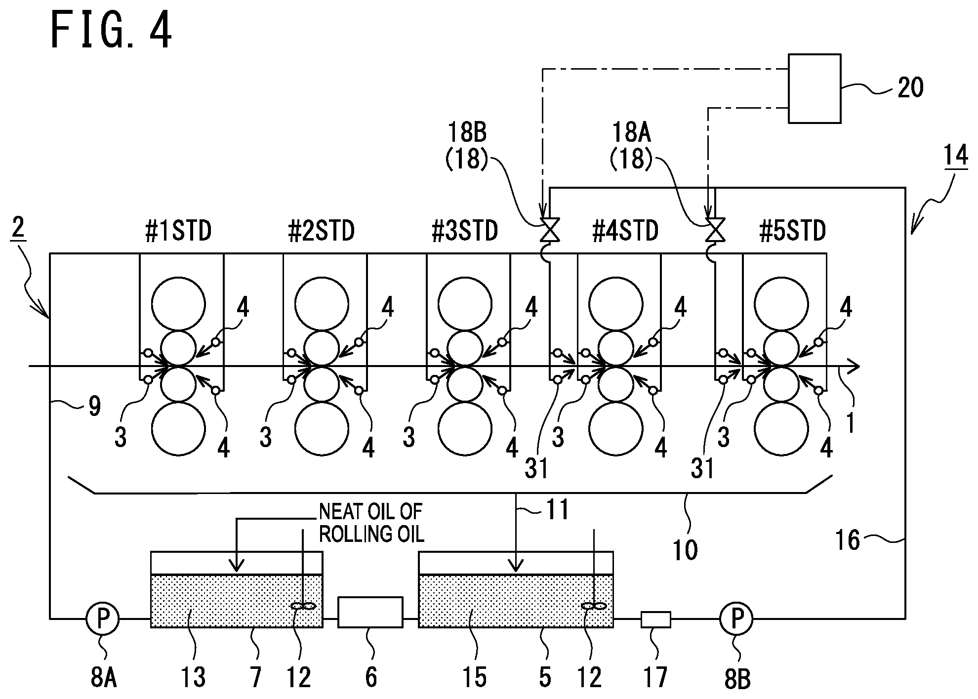 Patent US11772142 Figure 3 – Rolling method, production method for metal sheet, and rolling device