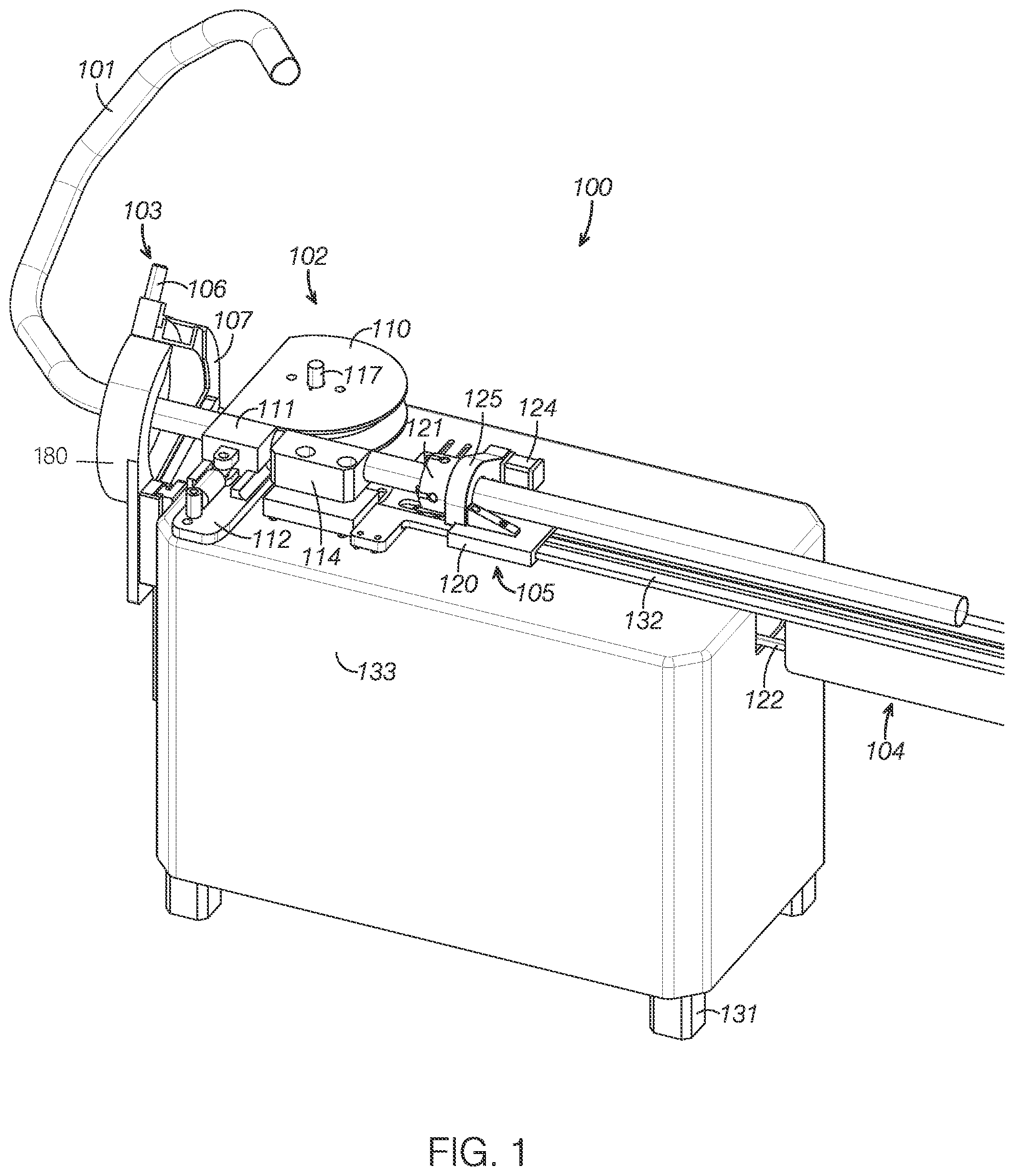 Patent US11772146 Figure 1 – Tube processing systems