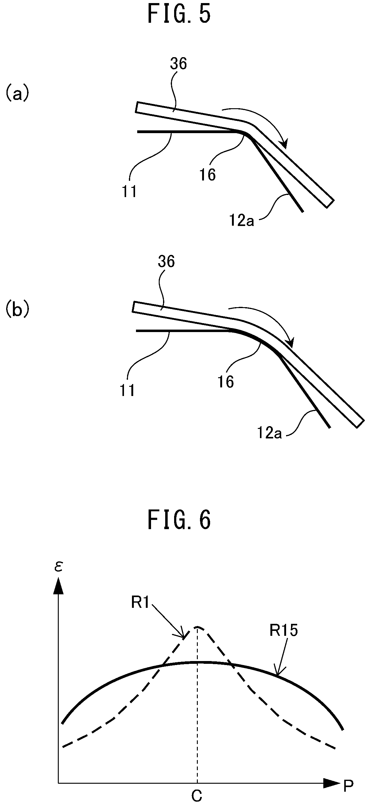 Patent US11772147 Figure 5 – Stretch flanging tool, stretch flanging method using the same, and member with stretch flange