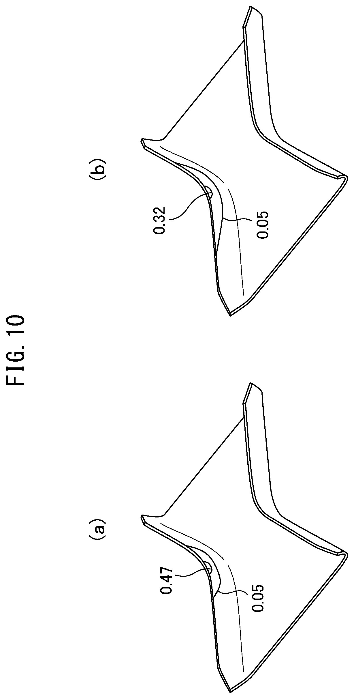 Patent US11772147 Figure 9 – Stretch flanging tool, stretch flanging method using the same, and member with stretch flange