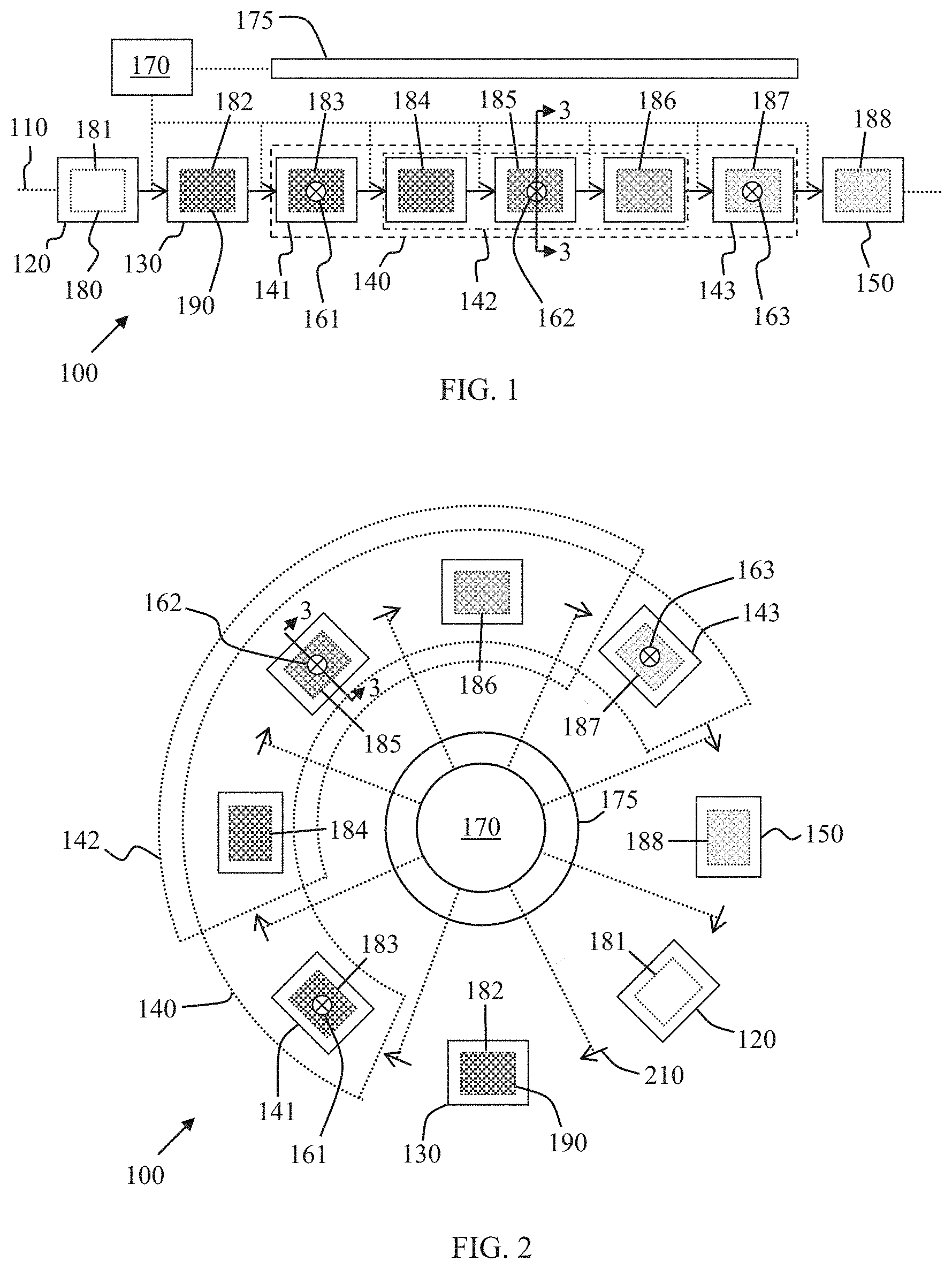 Patent US11772156 Figure 1 – In-line pressurization chamber for casting