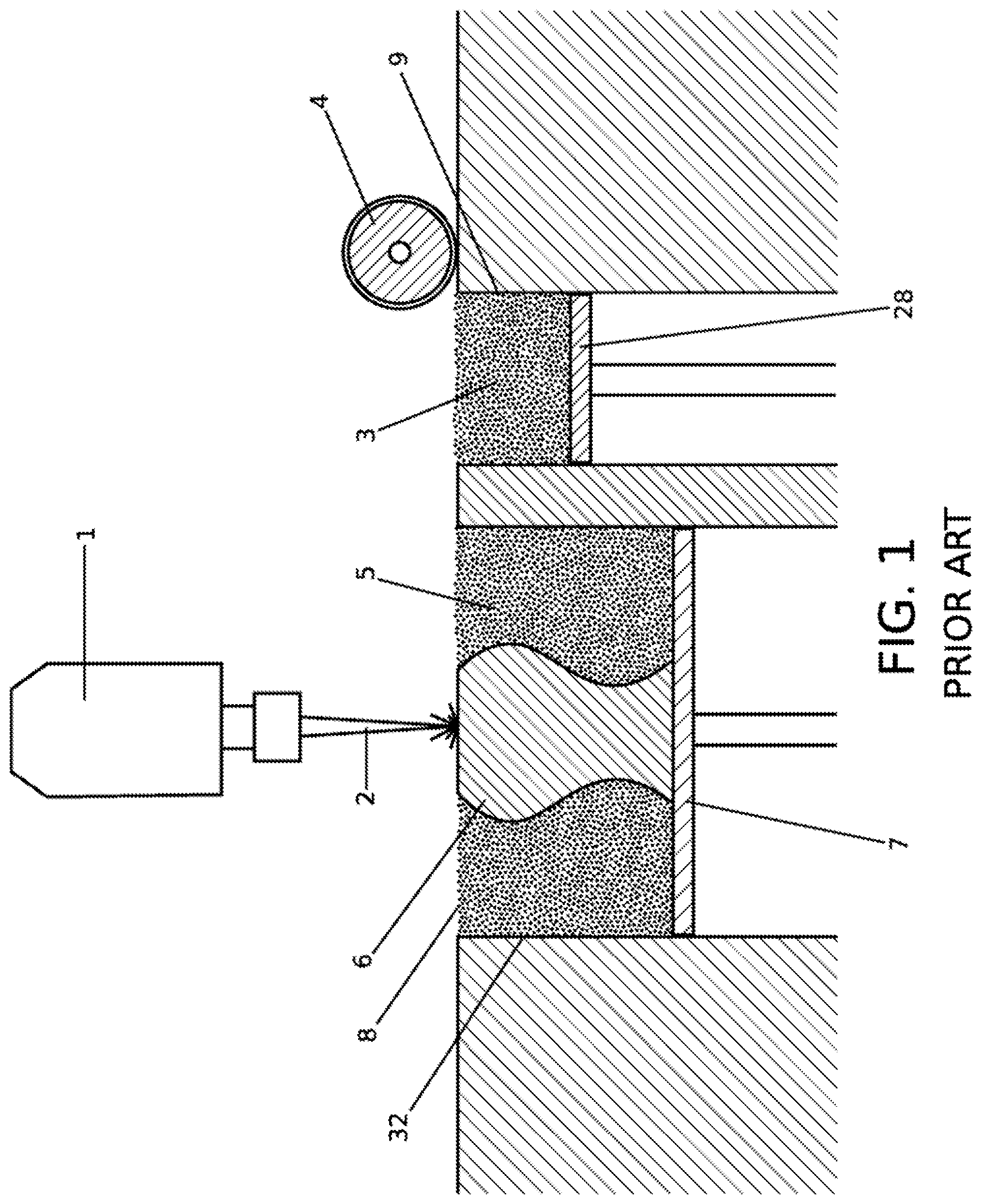 Patent US11772164 Figure 1 – Powder bed recoater
